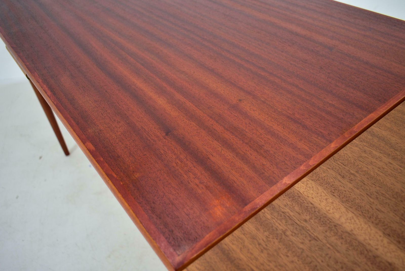 Furniture 1960s Mahogany Dining Table, Czechoslovakia photo