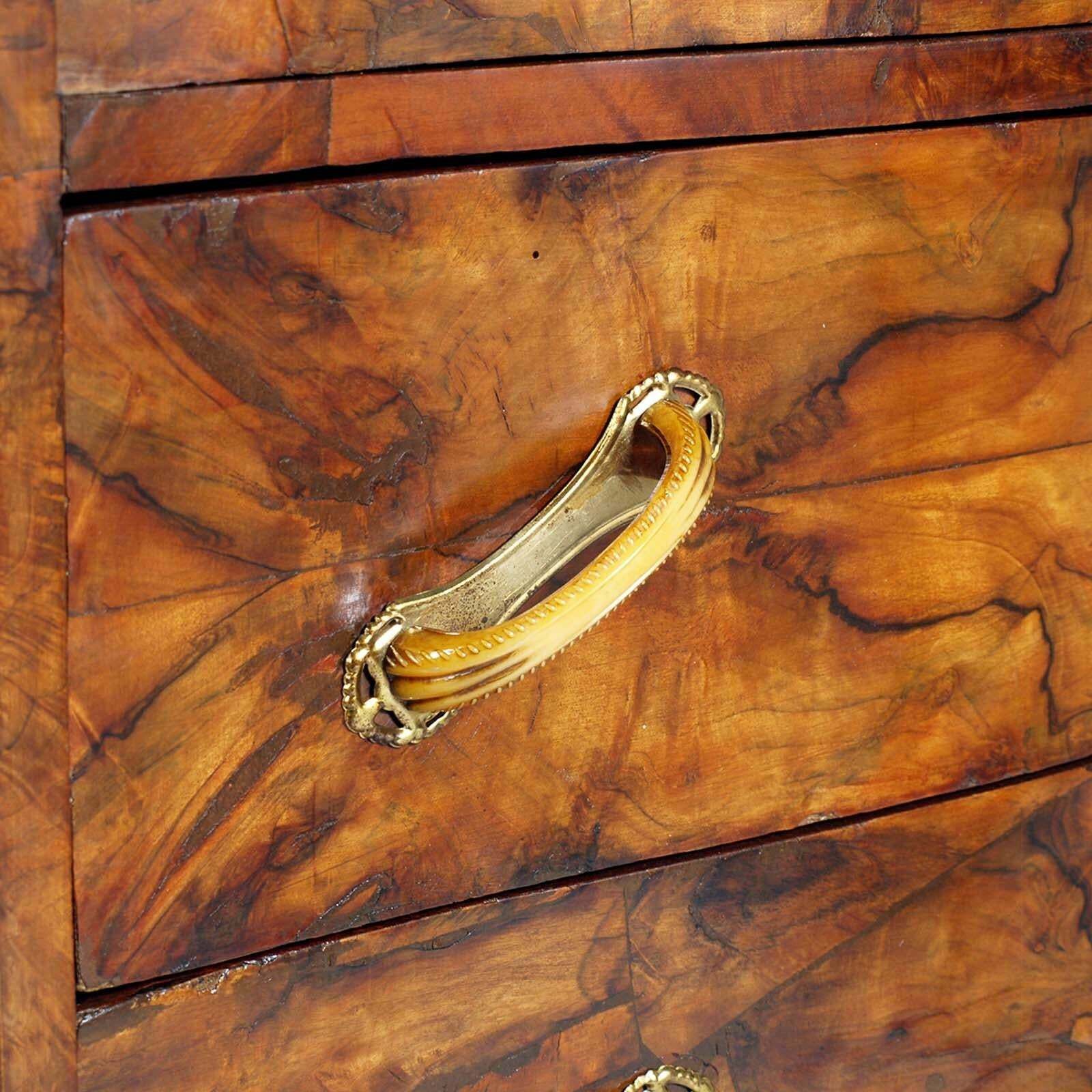 Art Deco Trumeau Cabinet In Walnut Briar By Atelier Di Varedo, Gaetano Borsani photo vinterior