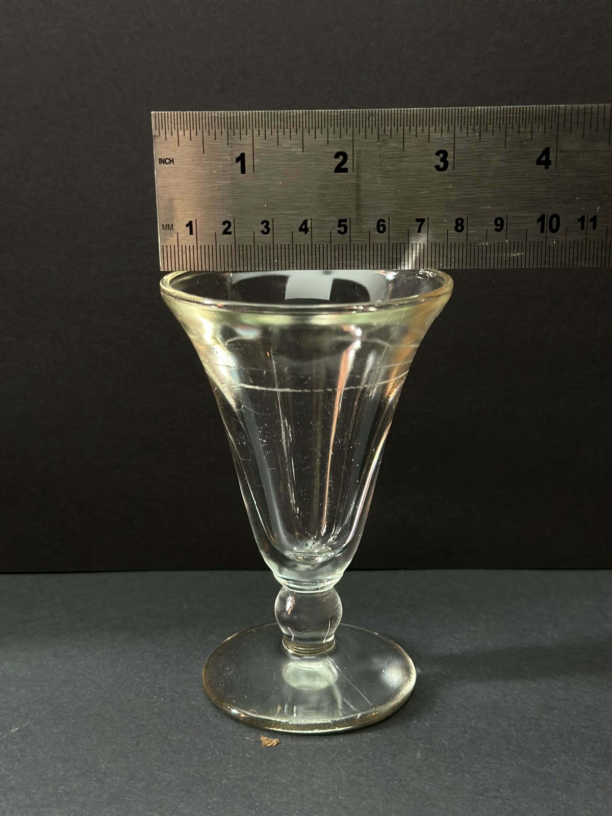 French 1930’s Tulip Champagne Glasses Set Of Four (4) Bistro photo for sale
