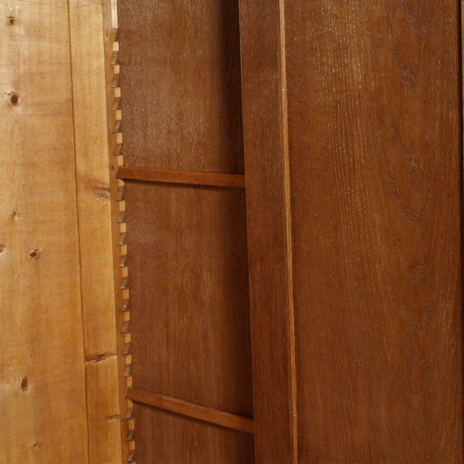 Italian 1850s Louis Philippe Armoire Or Bookcase, Blond Walnut & Veneered Walnut photo Furniture