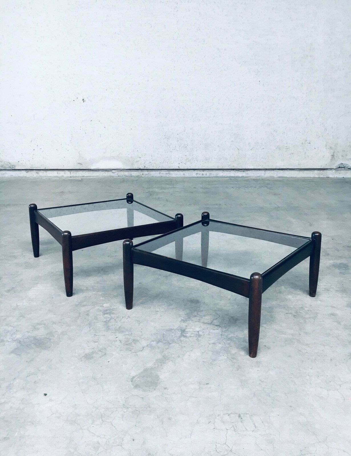 Mid Century Modern Design Lage Bijzettafelset, Zweden Ca. Jaren 1960 photo buy