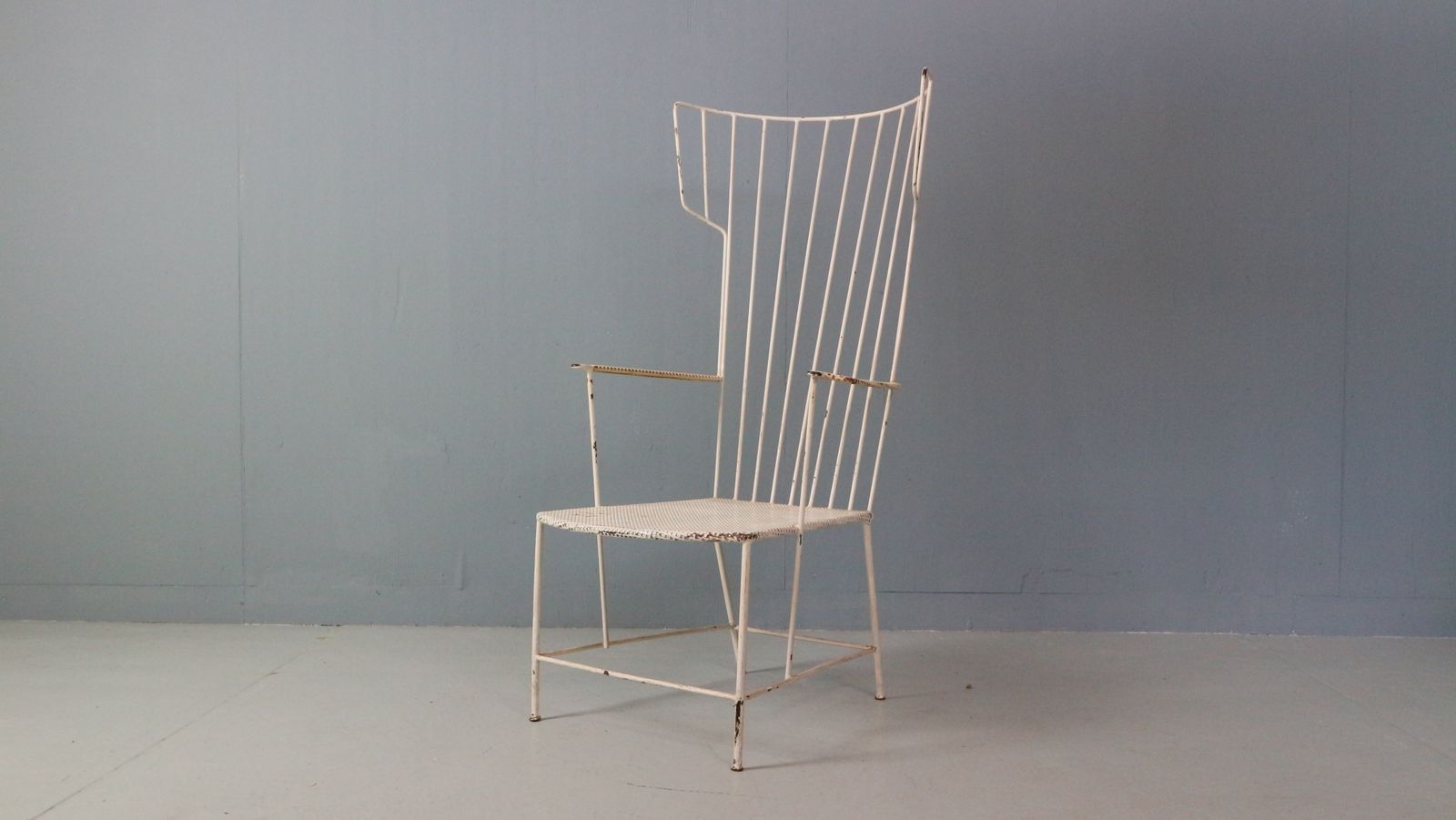 Rare Lyra Iron Armchair By Anna Lülja Praun & Thomas Lauterbach Sonett photo 3350.0