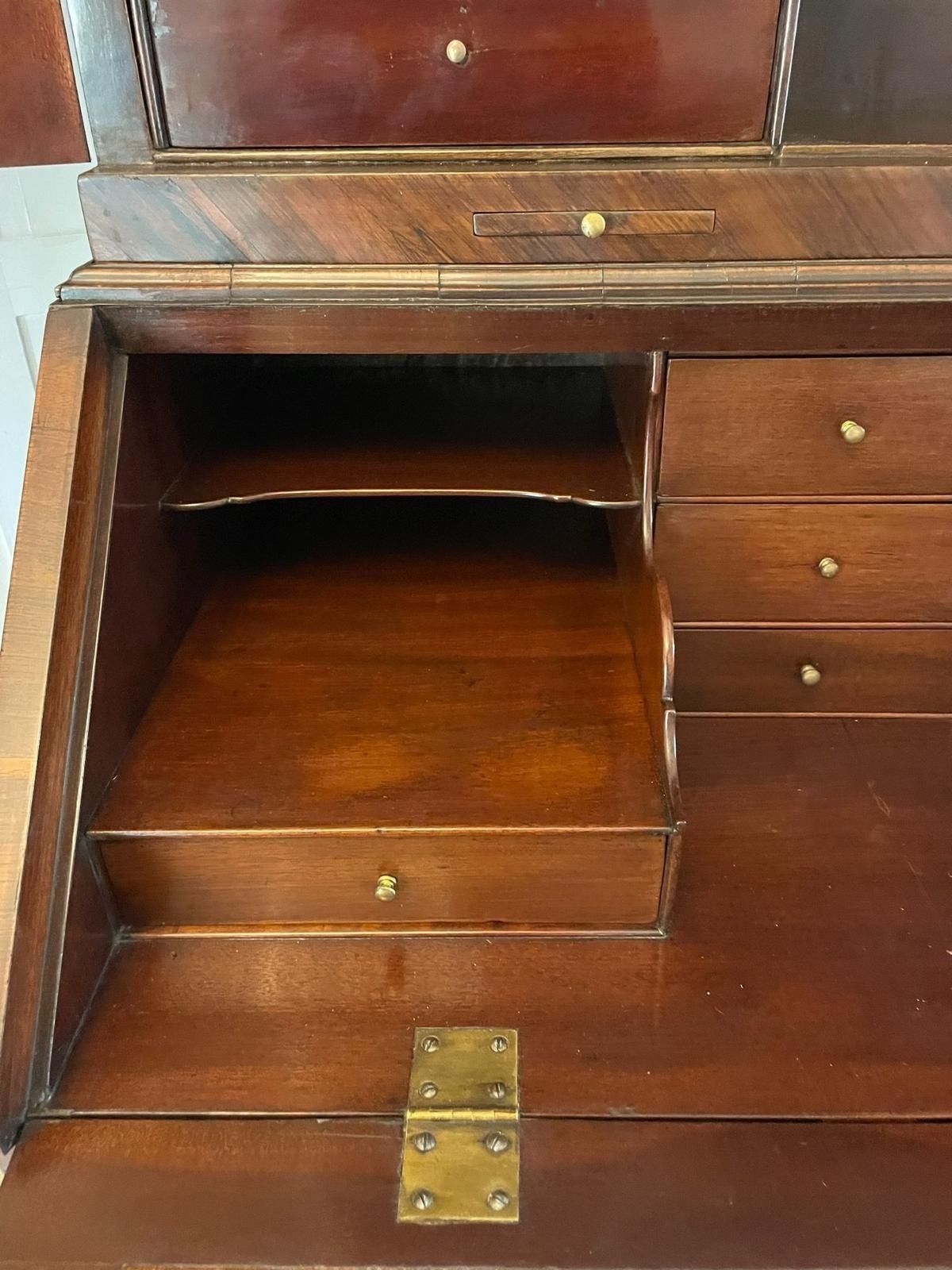 Antique 18th Century Rosewood Bureau Bookcase photo furniture