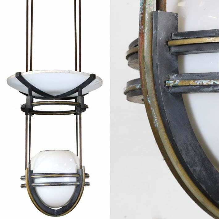 Large Art Deco Style Suspended Lighting photo furniture