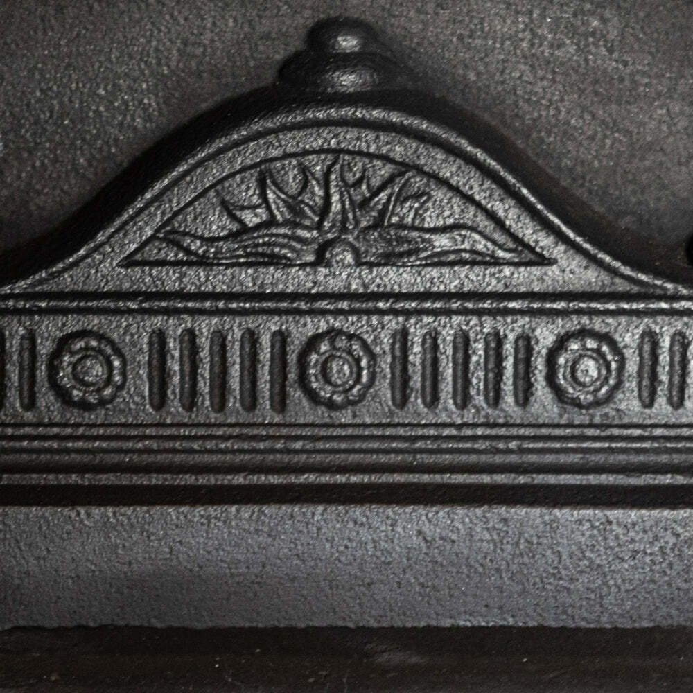 Antique Cast Iron Combination Fireplace photo vintage