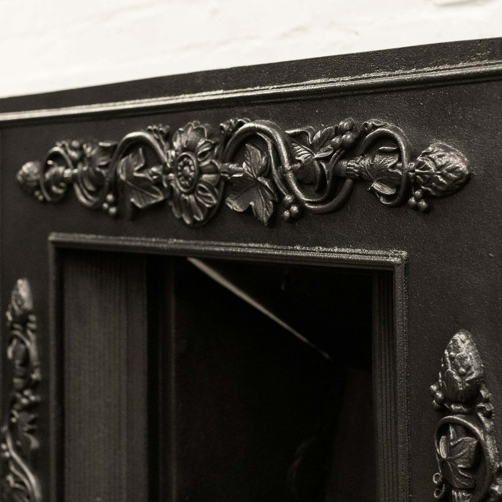 Antique Ornate Georgian Cast Iron Hob Grate photo buy