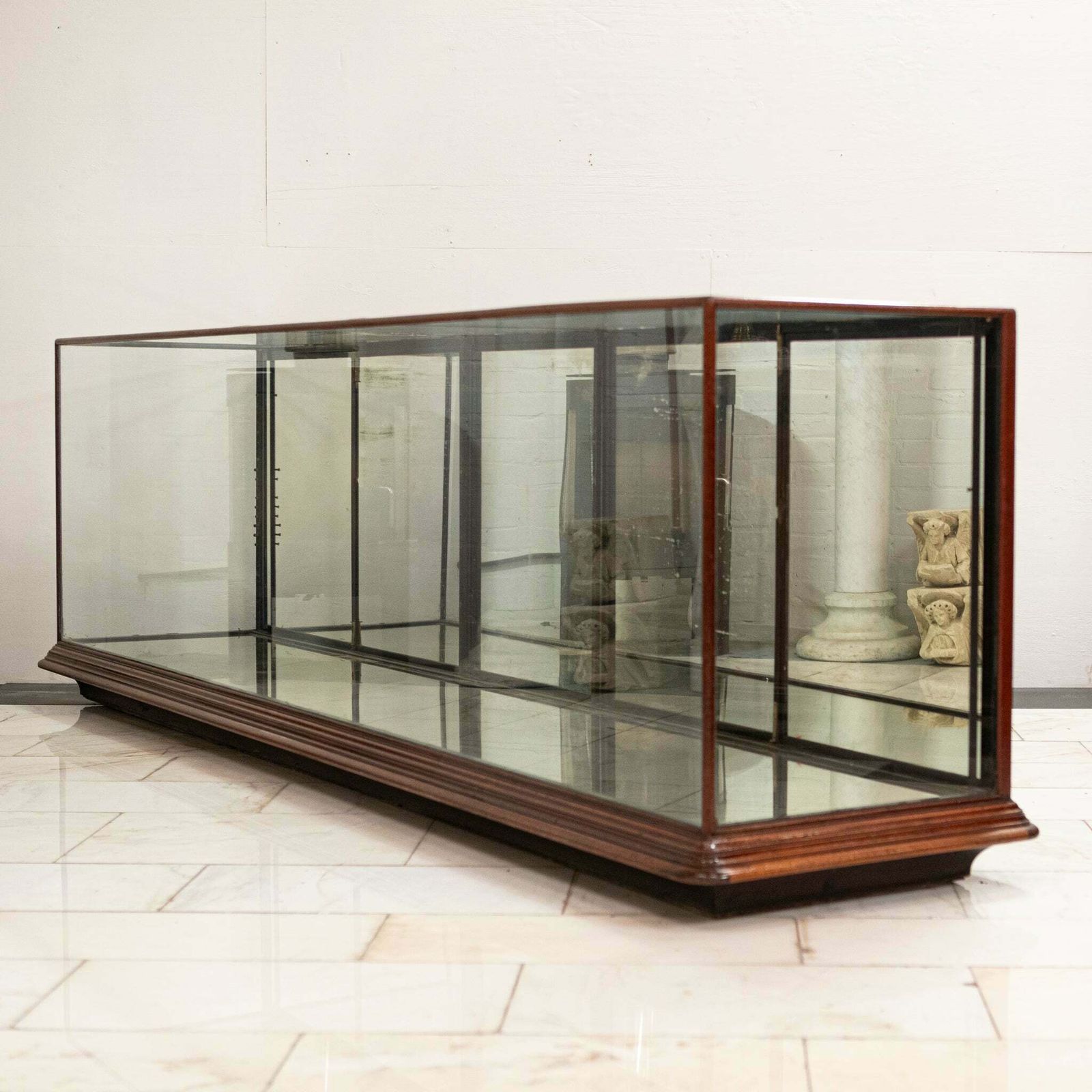 Antique Victorian Mahogany Shop Counter | Display Cabinet photo furniture