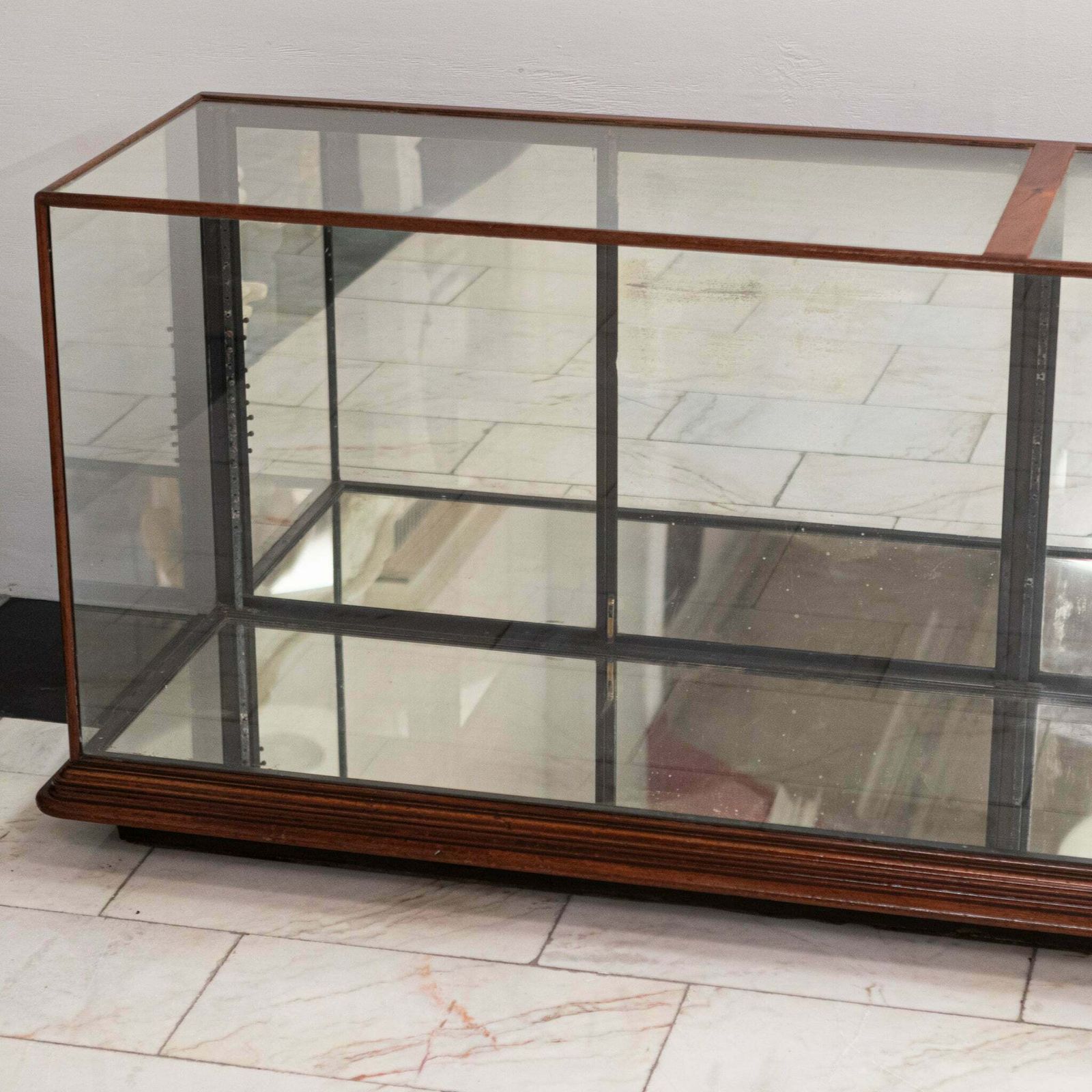 Furniture Antique Victorian Mahogany Shop Counter | Display Cabinet photo