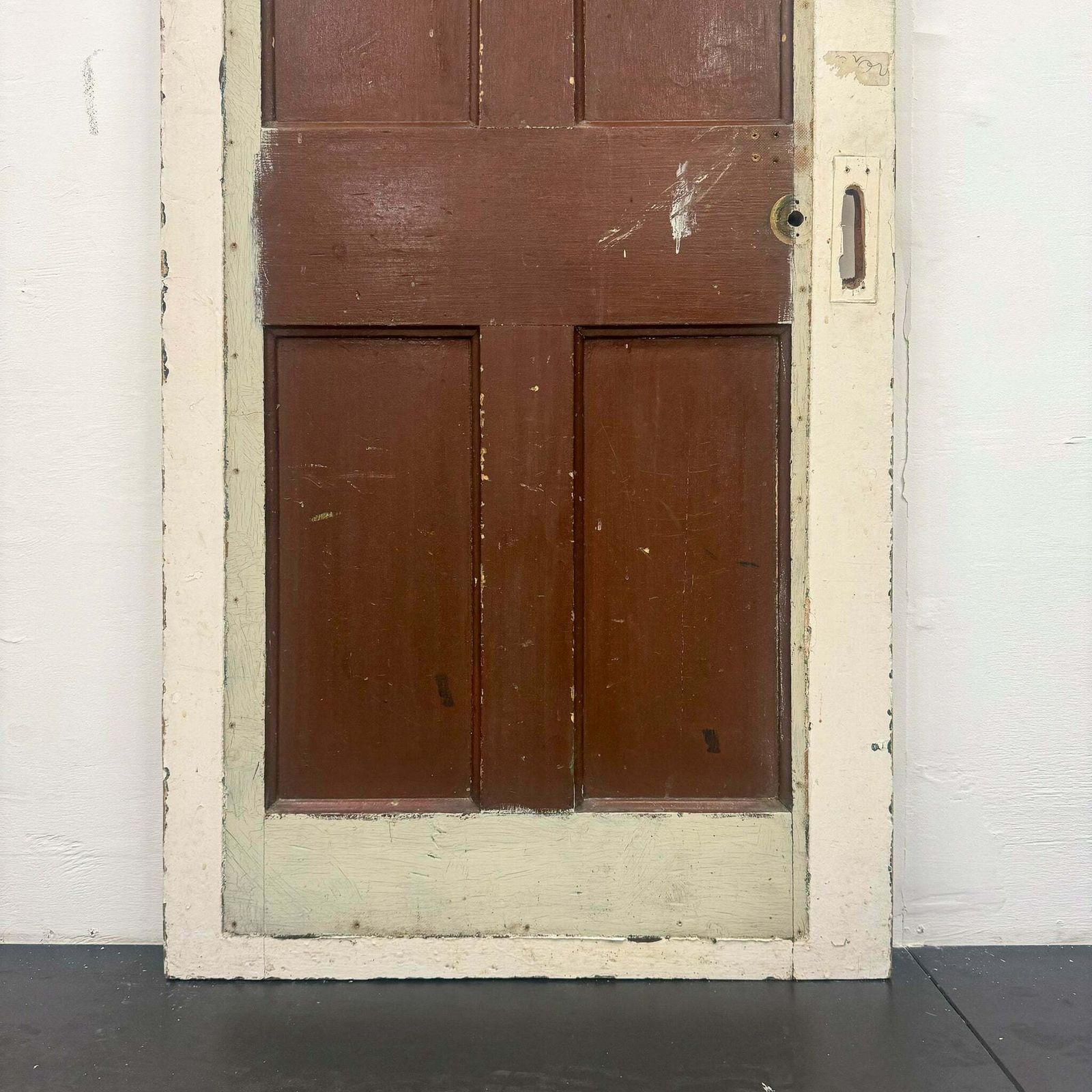 Antique Victorian Pine Door   193cm X 76cm photo vinterior