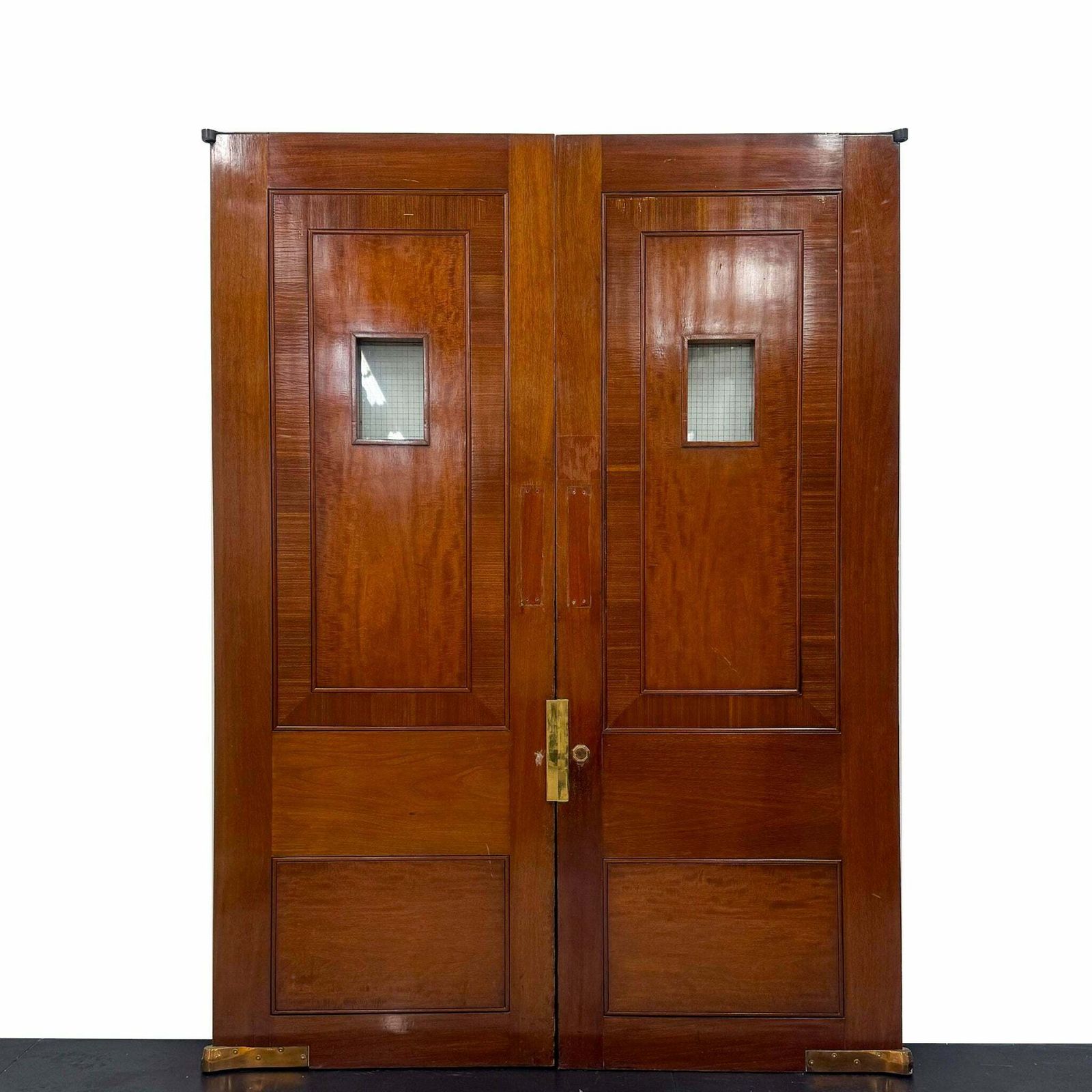 Clothworkers' Pair Of Doors With Georgian Wire Viewing Windows   214.5cm X 157.5cm