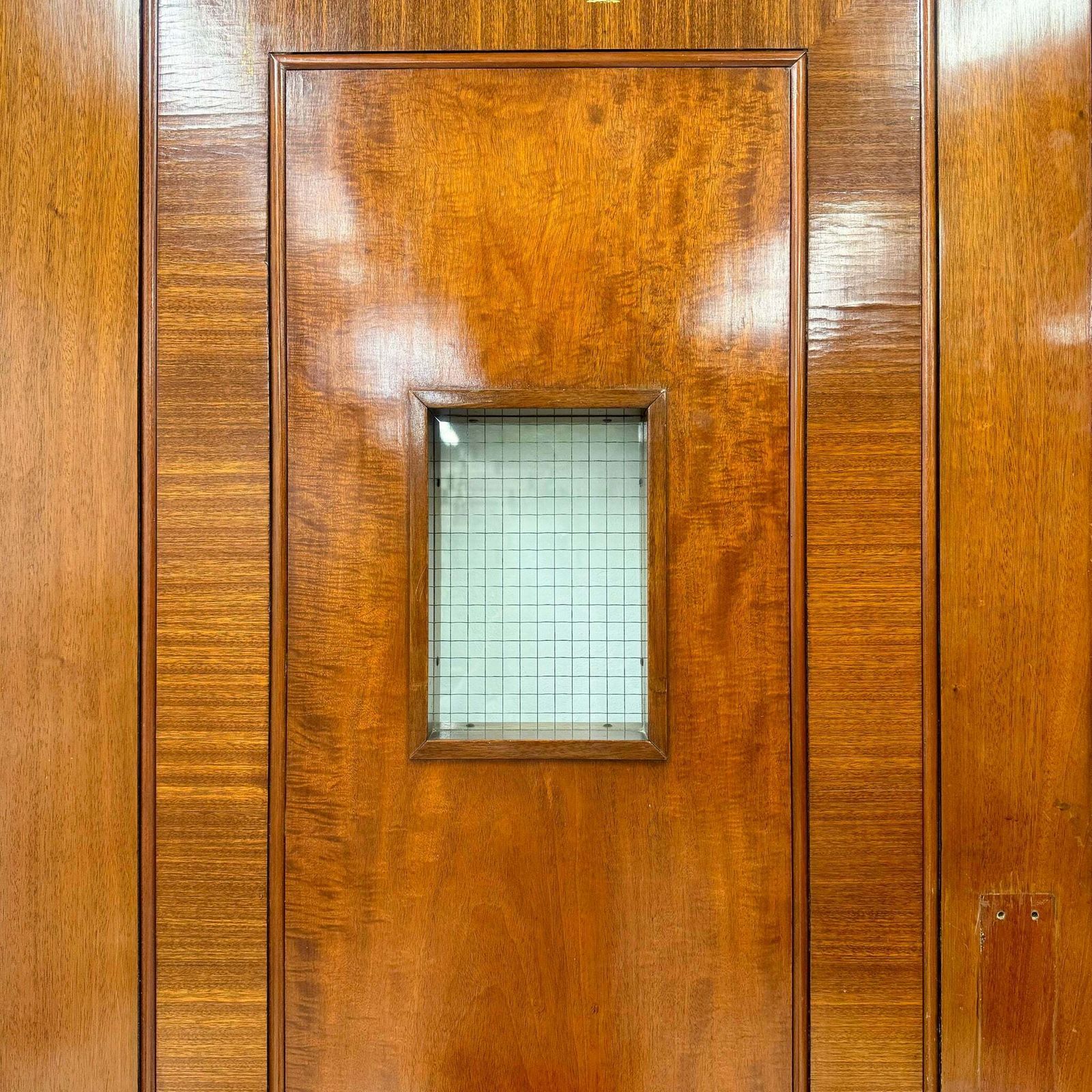 Home Fixtures Clothworkers' Pair Of Doors With Georgian Wire Viewing Windows   214.5cm X 157.5cm photo