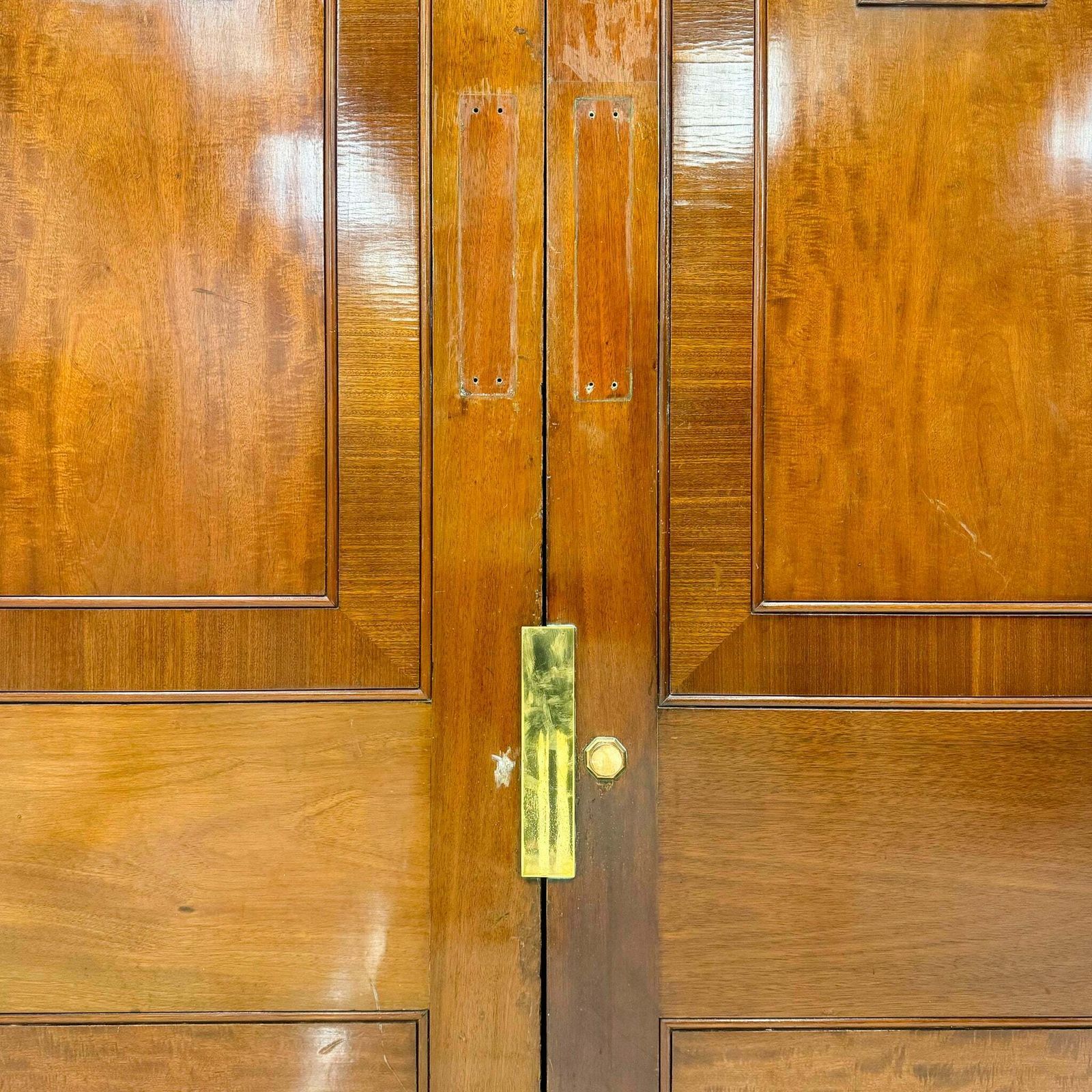 1500.0 Clothworkers' Pair Of Doors With Georgian Wire Viewing Windows   214.5cm X 157.5cm photo