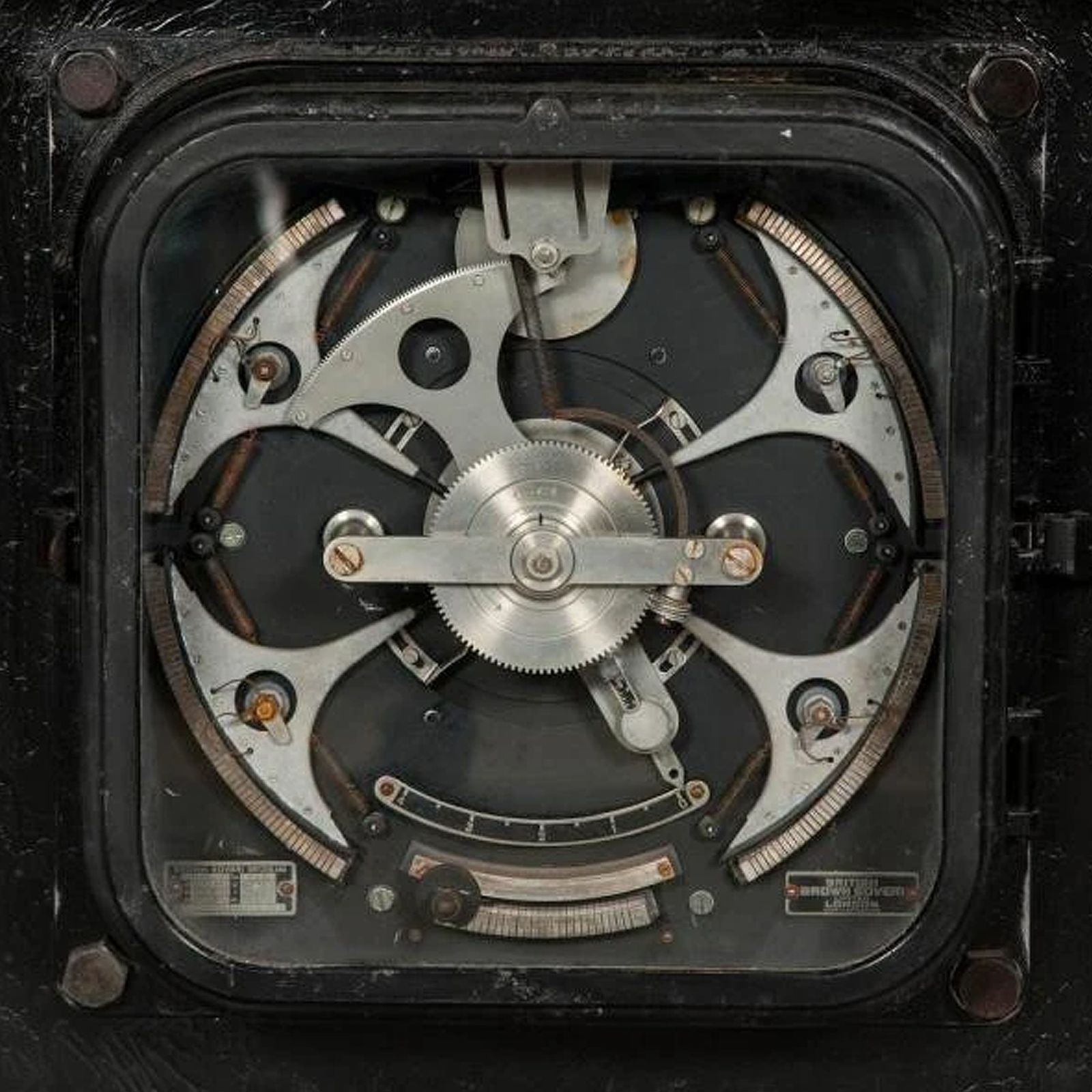 Vintage Ferranti Electric Meter From Pinewood Studios Power Station photo for sale