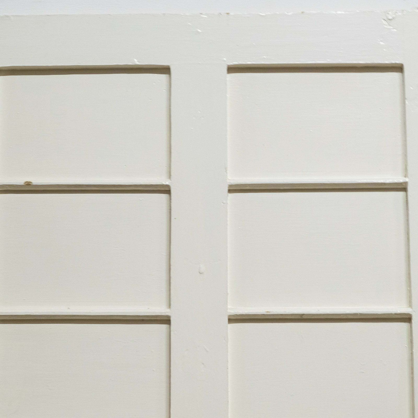 Antique Victoria Pine Panelled Door   191cm X 82.5cm photo vintage