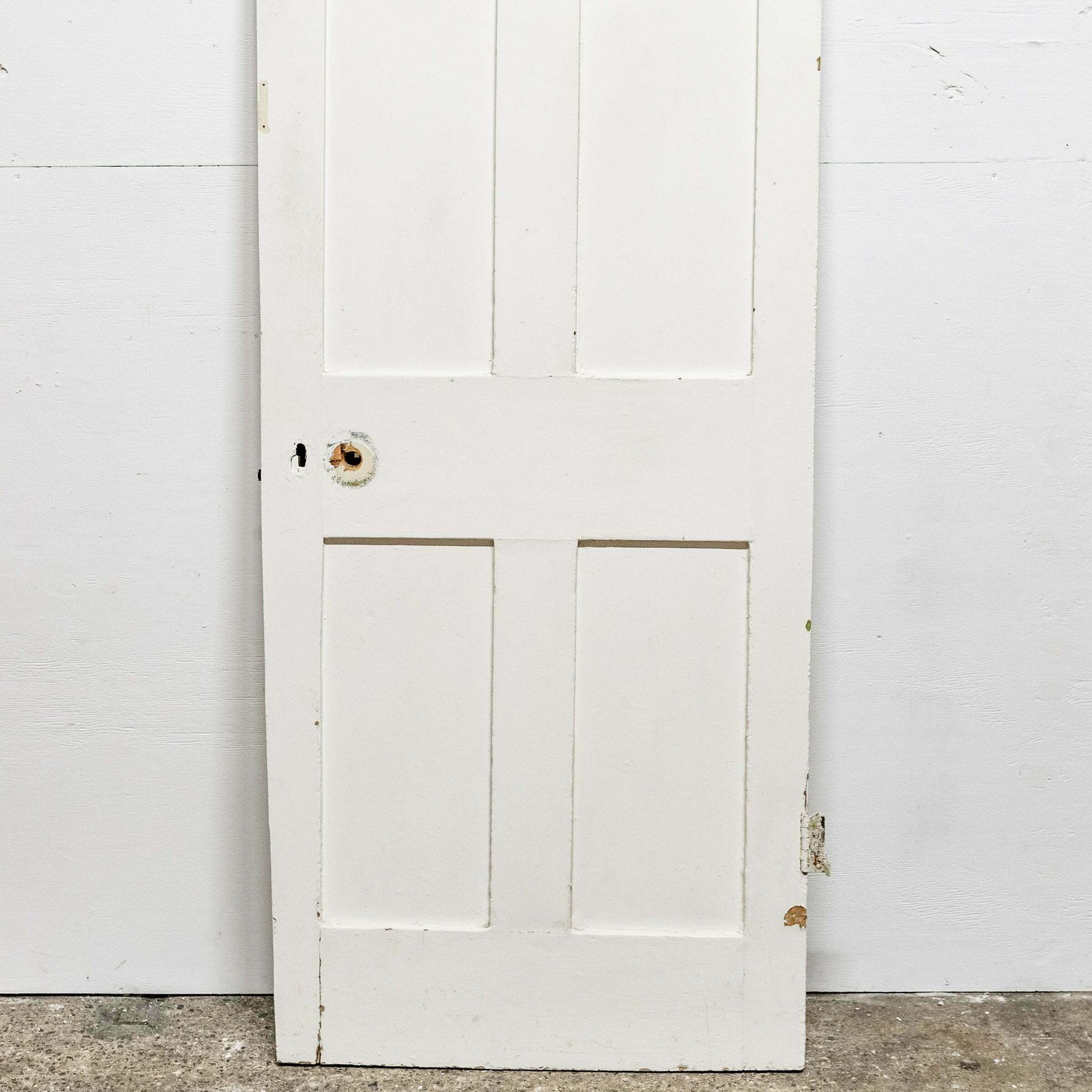 Antique Reclaimed Victorian 4 Panel Door   196cm X 73cm photo vintage