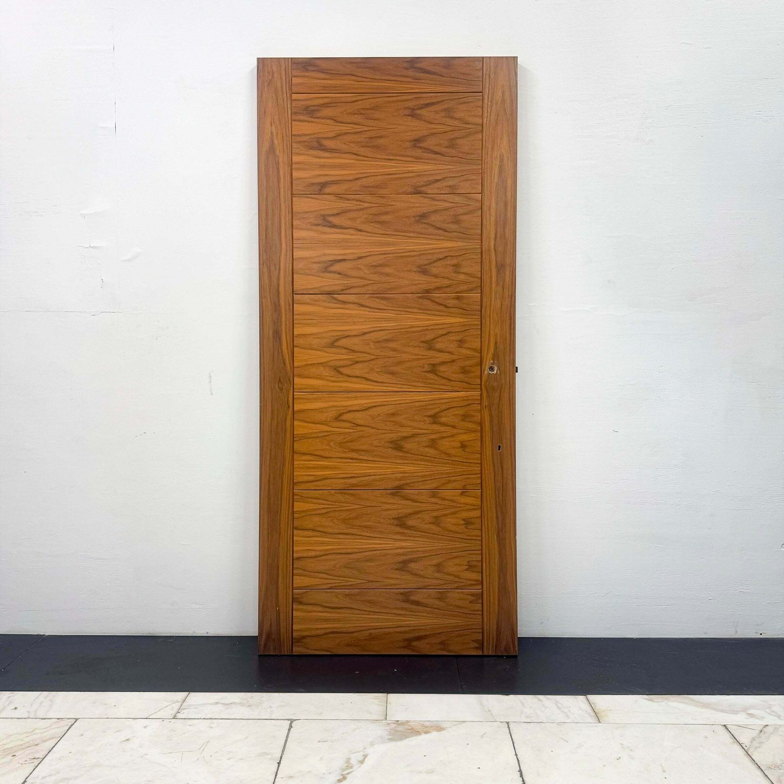 Modern Walnut Veneered Clothworker Fire Door   210cm X 91.5cm photo 200.0