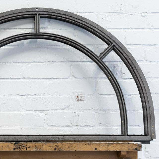 Antique Crittall Arched Fan Light Panels (10 Available) photo vinterior