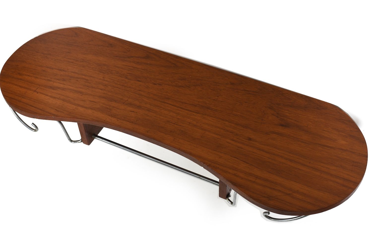 photo furniture Pair Of  Danish Coat Racks / Shelfes In Teak & Chrome
