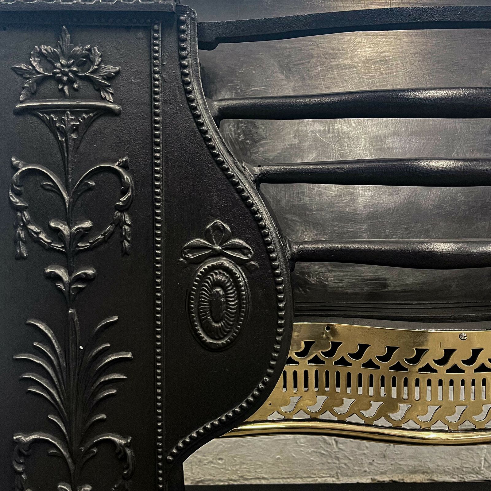 Regency Antique Hob Grate In The Manner Of Robert Adam photo furniture