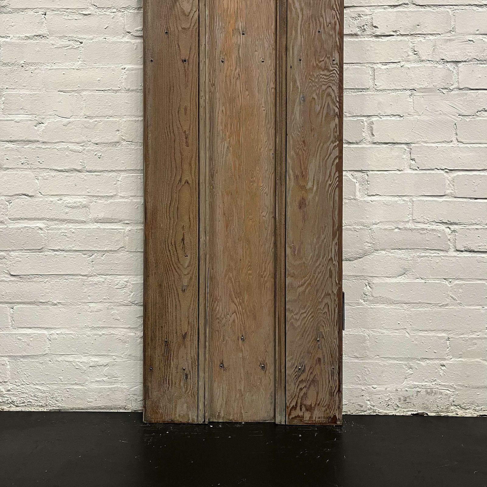 Antique Victorian Glazed Latch Door   197cm X 52.5cm photo for sale