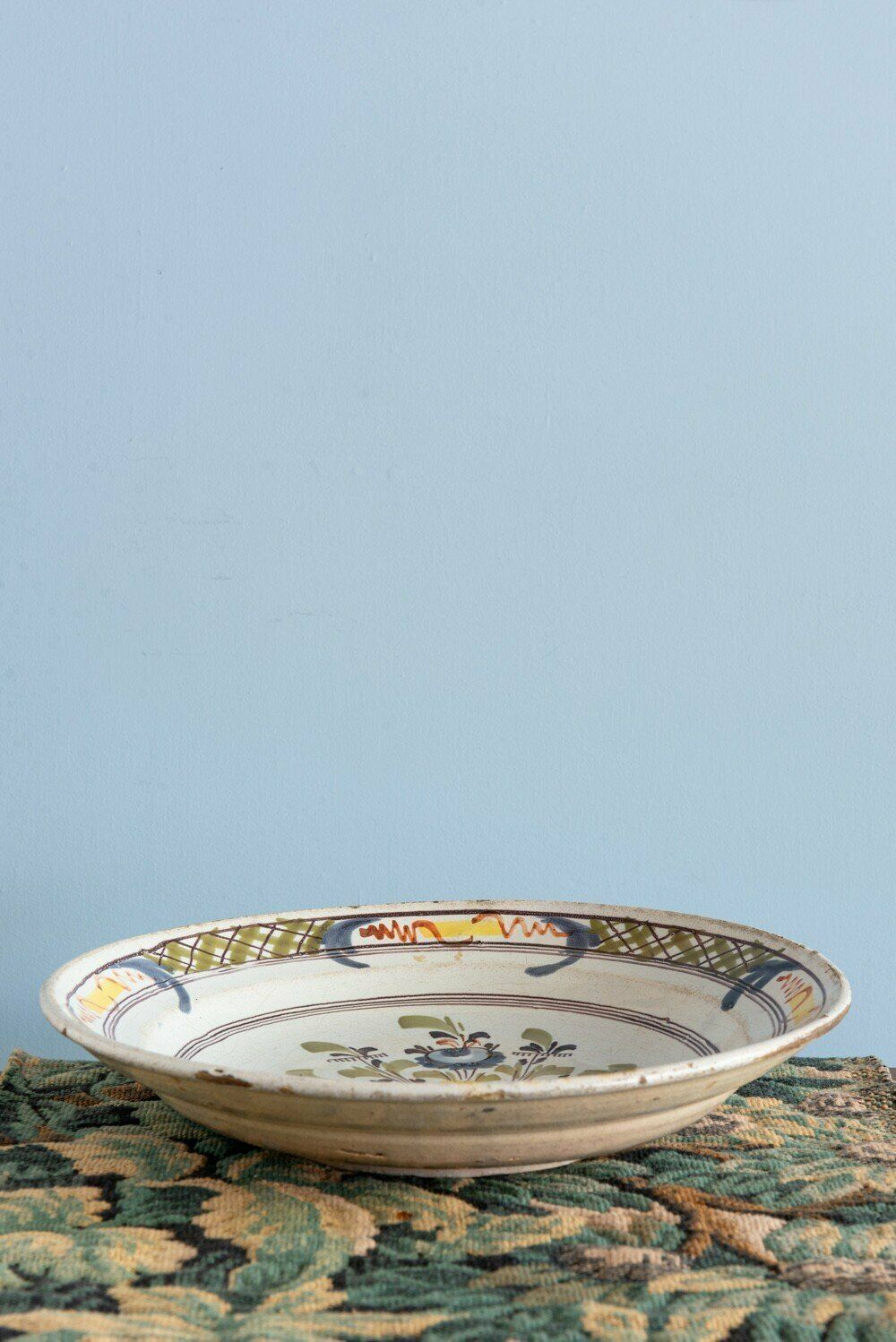 Desvres Faience, Basket Of Flowers Dish, Late 18th Century photo 245.0