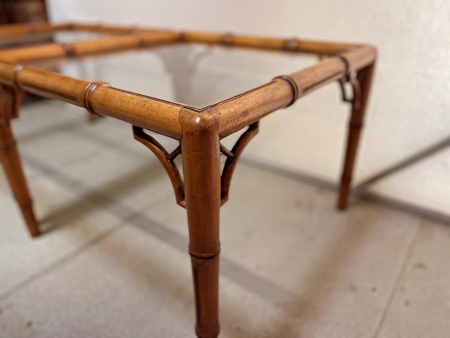 William Mcclean Faux Bamboo Side Tables photo vinterior