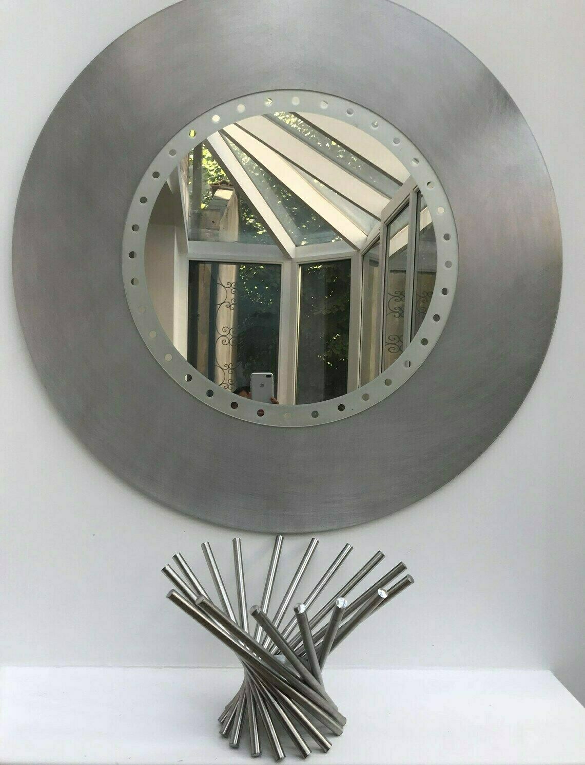 Grote Industriële Fruitschaal – Modern Design, Roestvrij Staal photo buy
