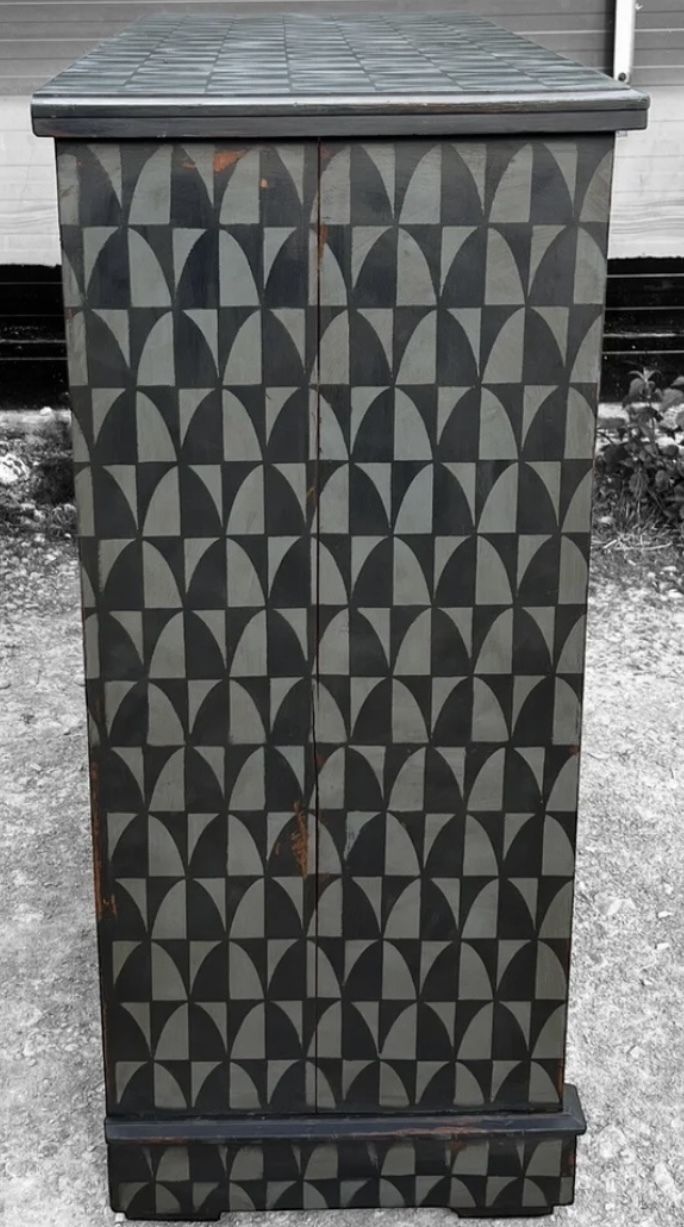 Chest Of Drawers 19th Century Geometric photo for sale