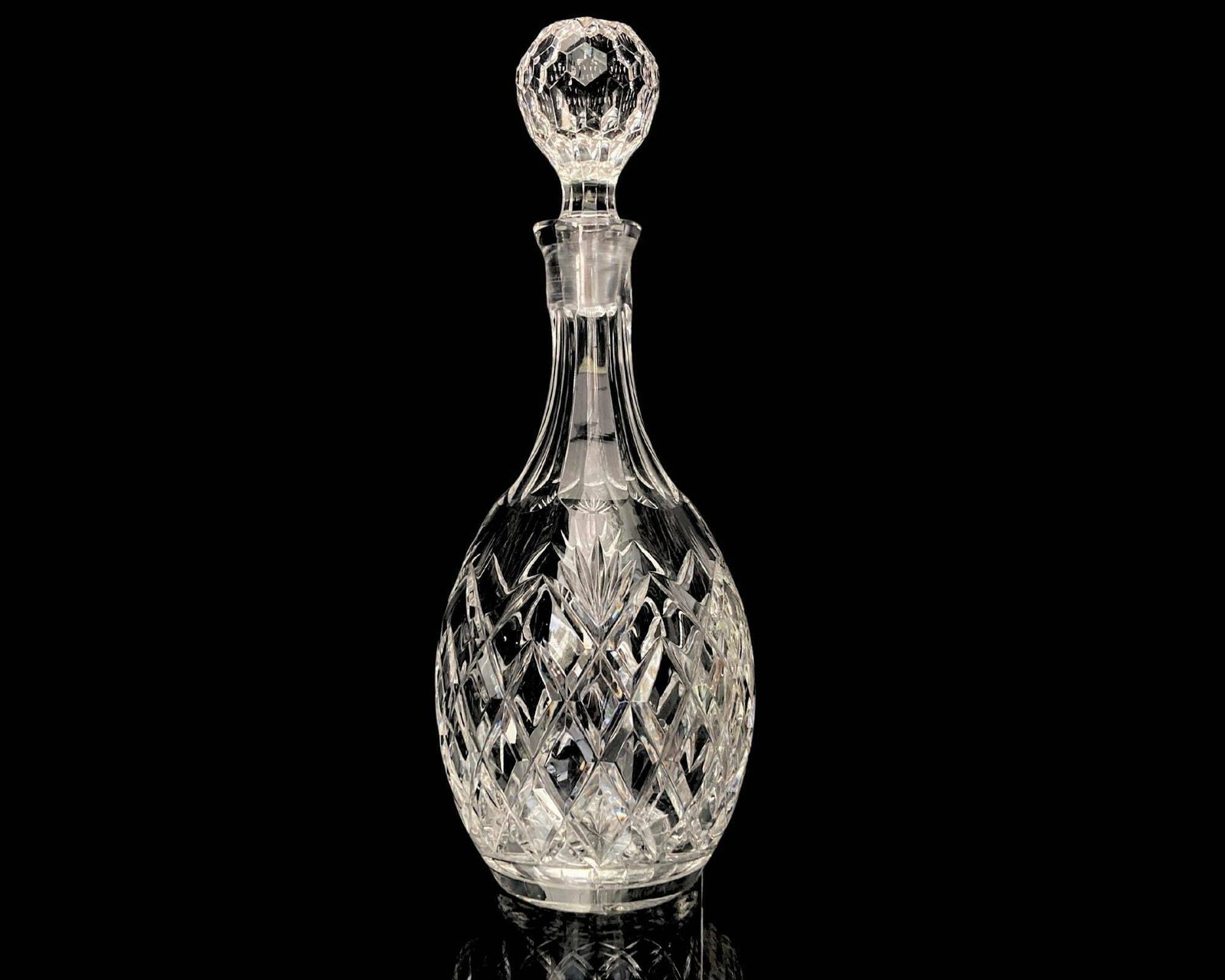 Kristallen Whiskykaraf | 1 Stuk | Facetgeslepen, Diamantsneden En Stervormige Voet photo 246.0