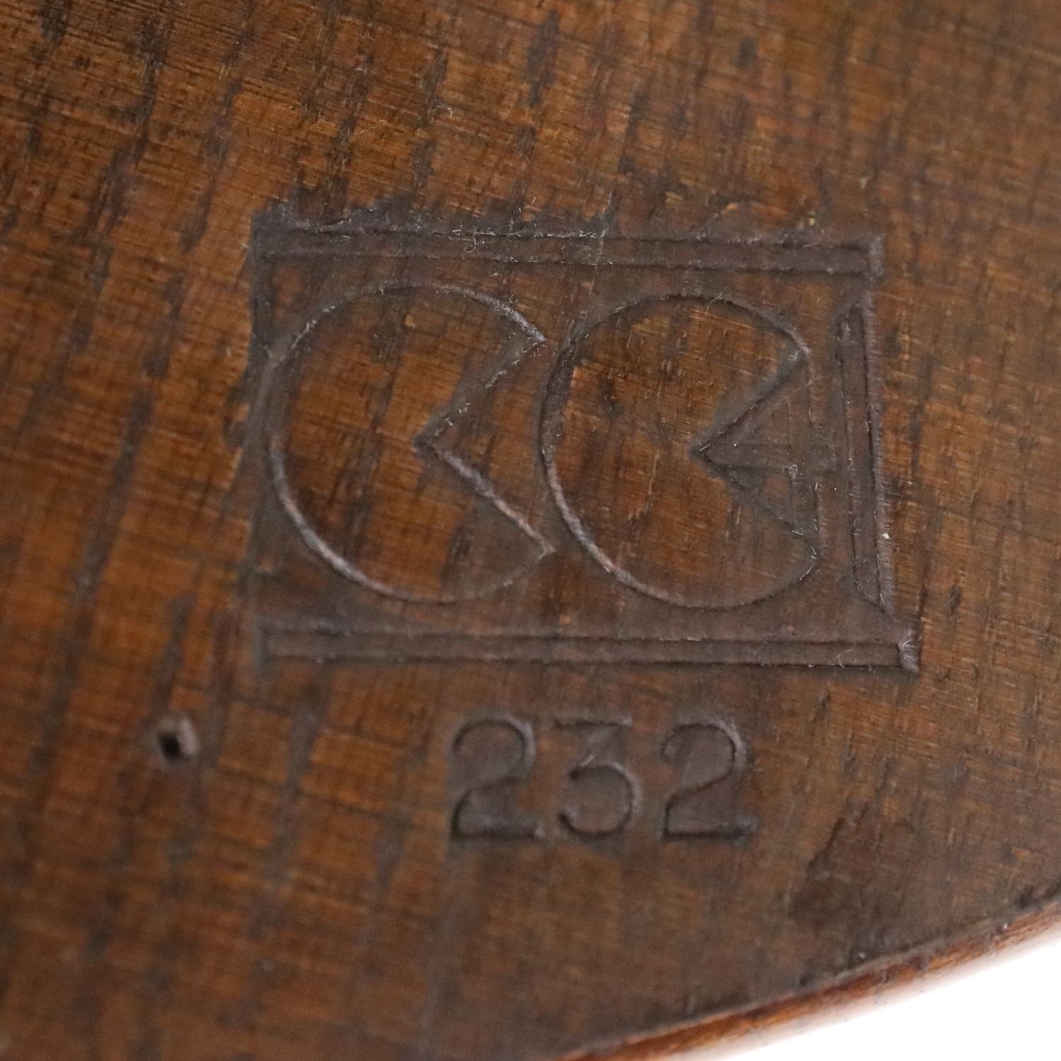 photo furniture Old Charm Style Round Side Coffee Table Utility Furniture Stamp