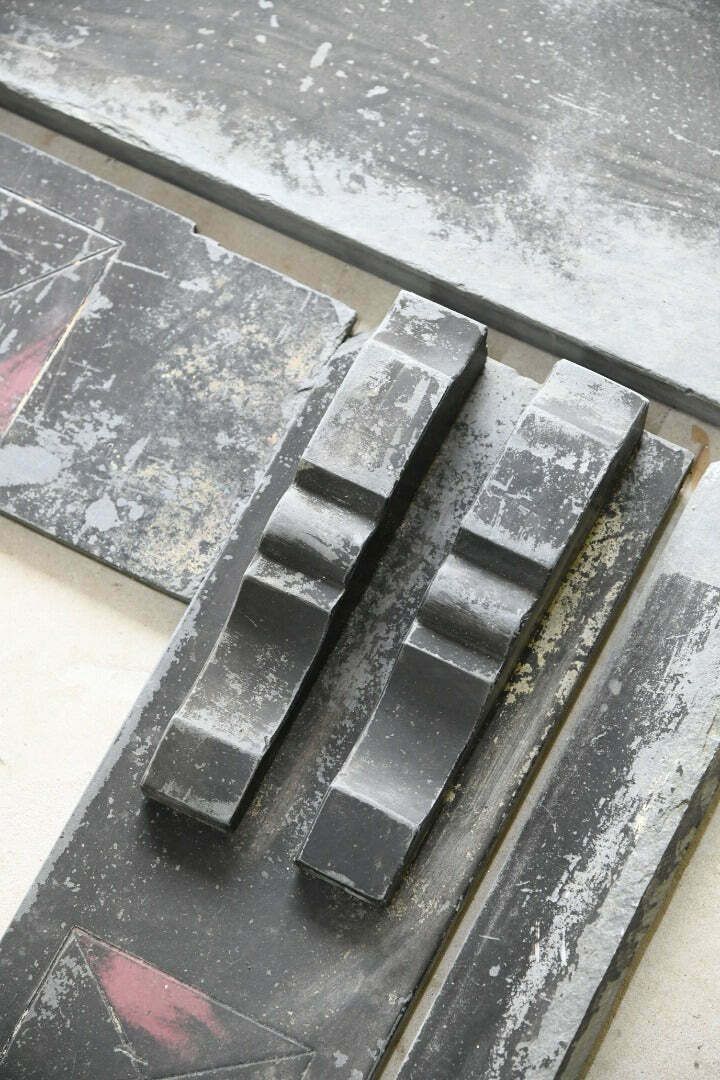 Slate Fire Surround photo vintage