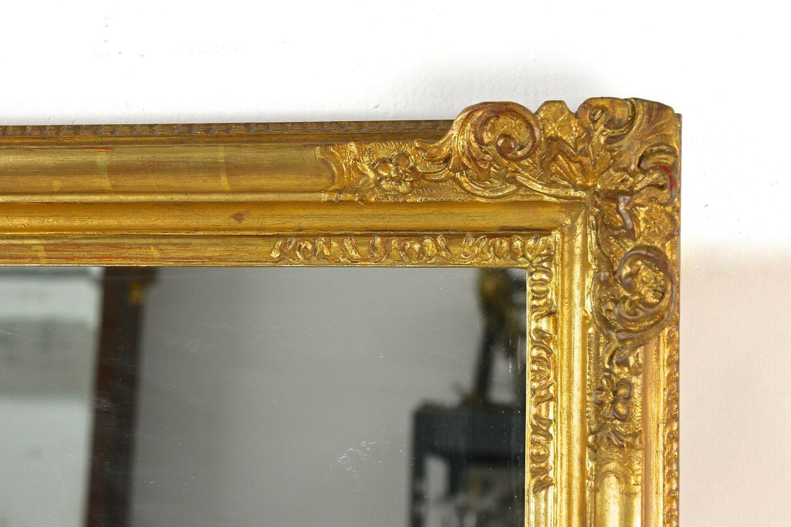 19th Century Gilt Biedermeier Wall Mirror, Handcarved, Austria Circa 1850 photo 3100.0