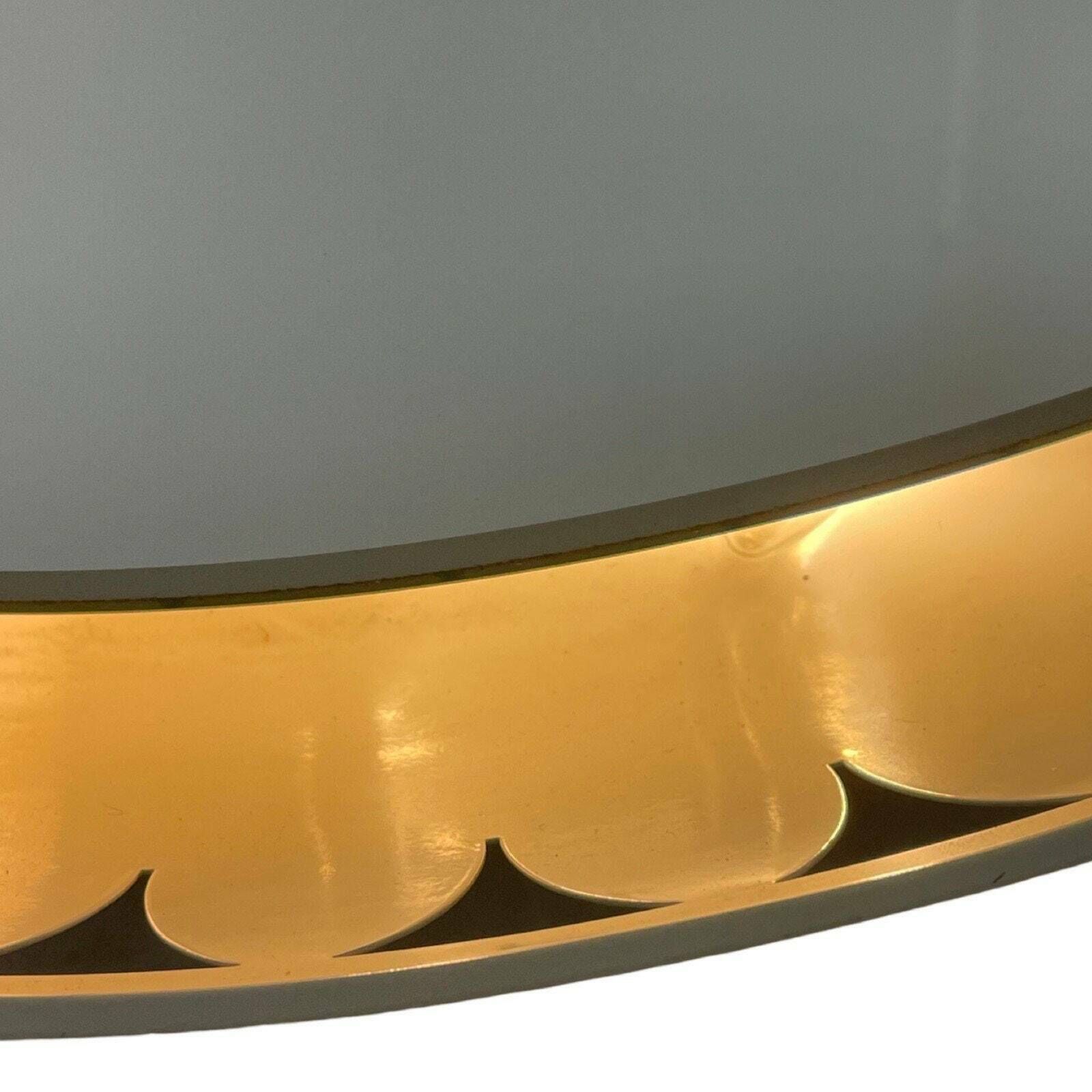 Ernest Igl For Hillebrand   German Made Space Age Design Mirror With Backlighting   Large Model In Great Condition   Oval Shaped photo Home Decor