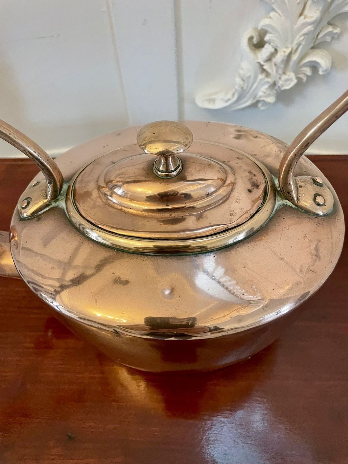 Antique George III Quality Copper Kettle photo for sale