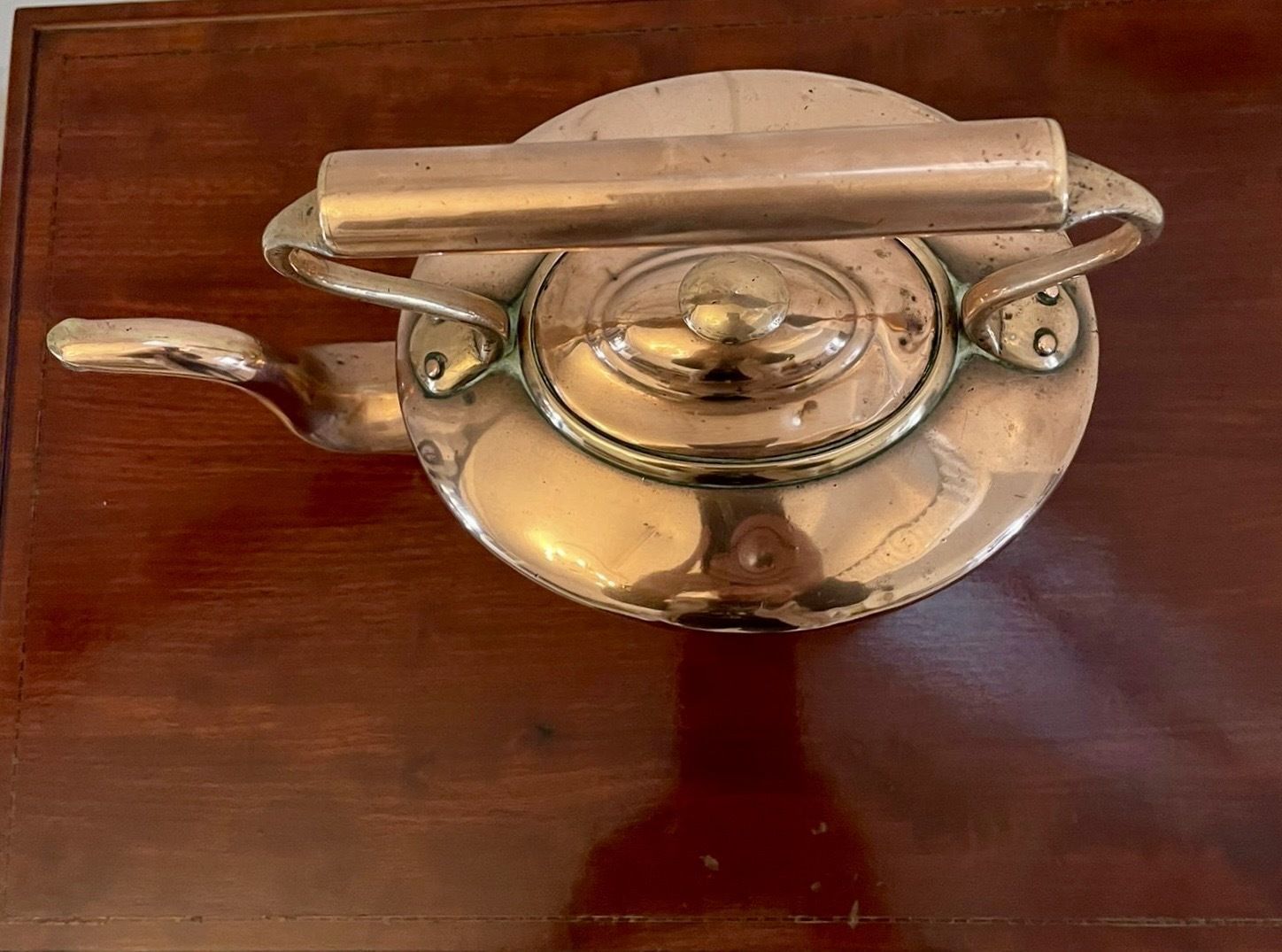 Antique George III Quality Copper Kettle photo 375.0
