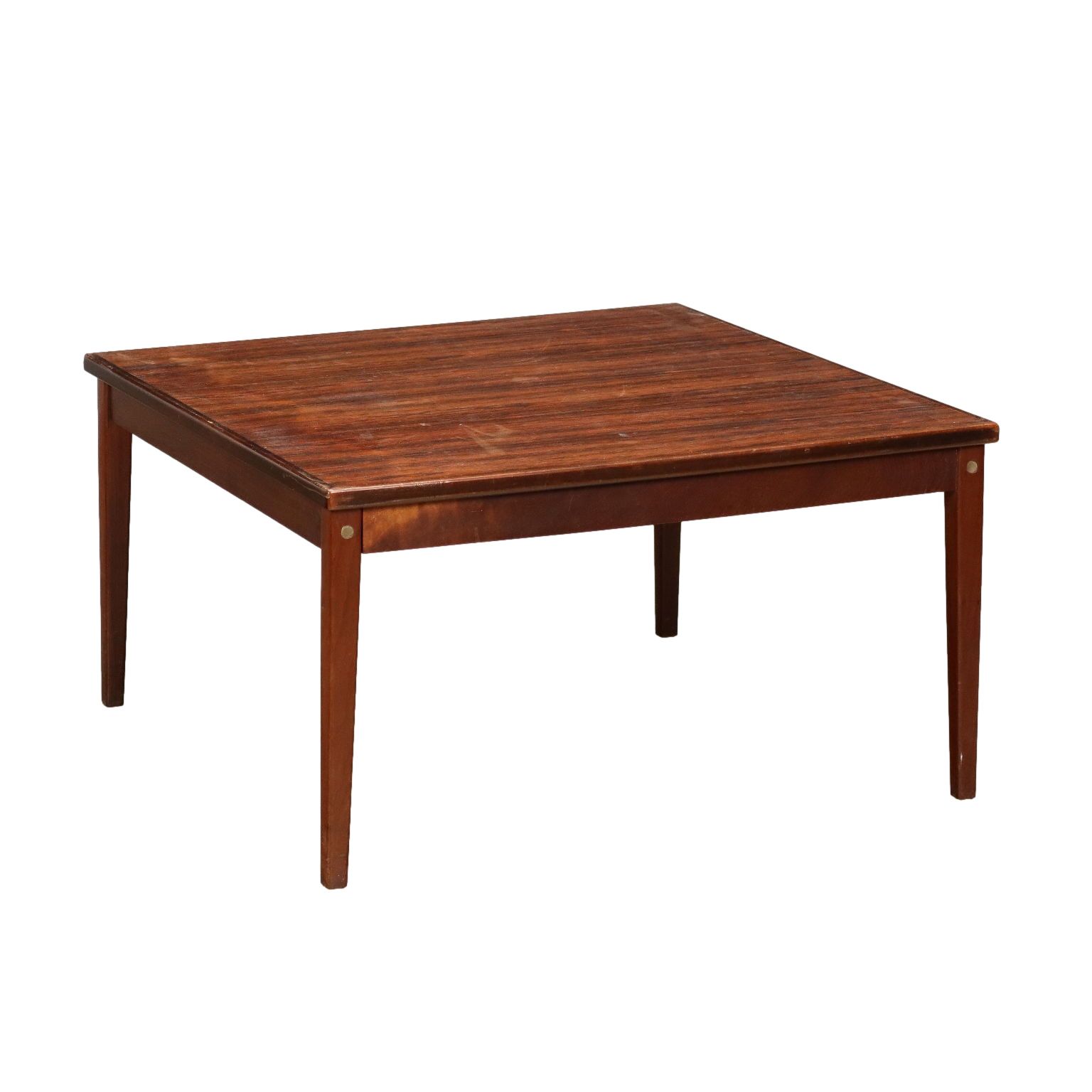 Vintage Coffee Table Veneered In Various Wood Essences Brazil