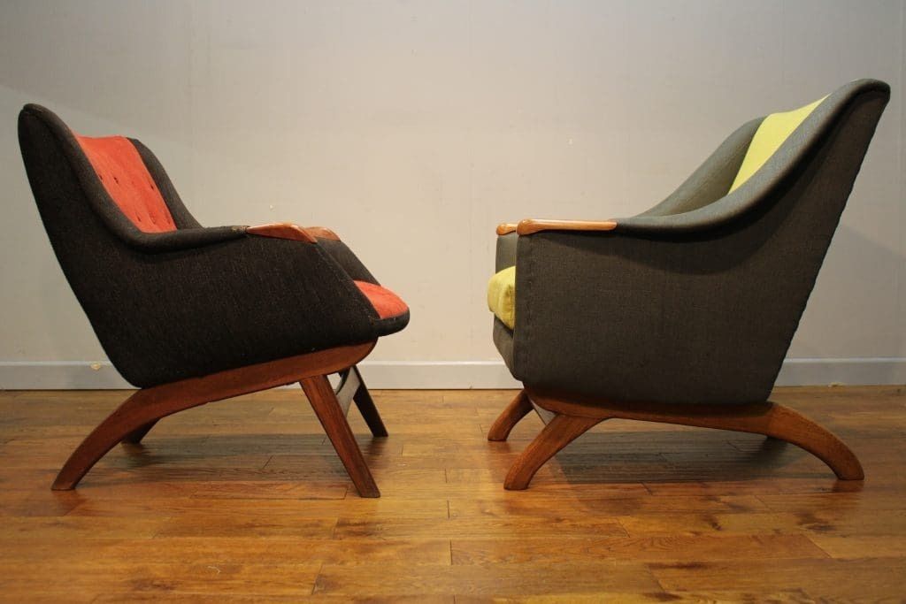 Mid Century Danish Armchair For Upholstery. photo 1475.0