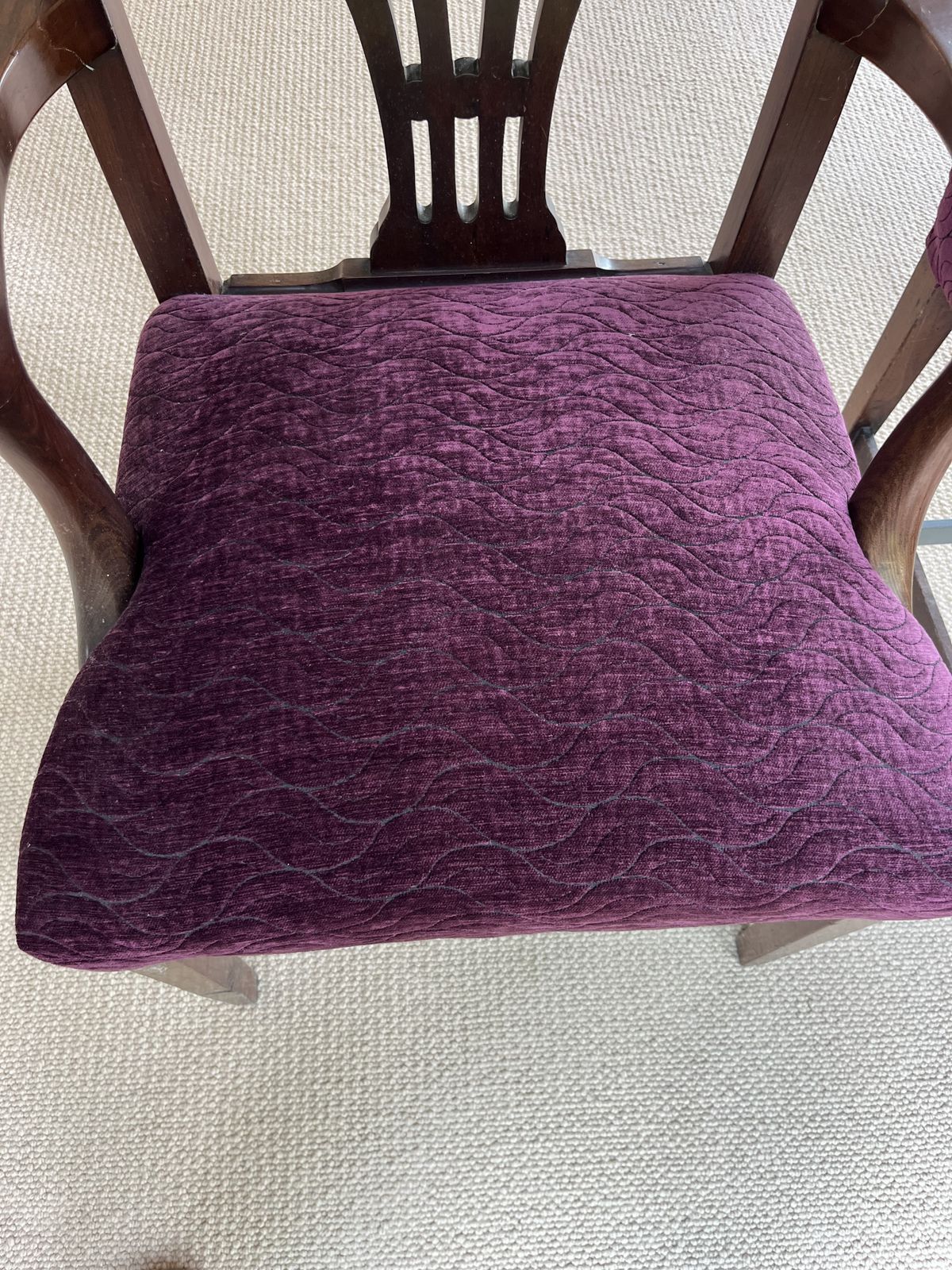 A Pair Of Xl 19h Century Mahogany Sprung Elbow Chairs photo vinterior