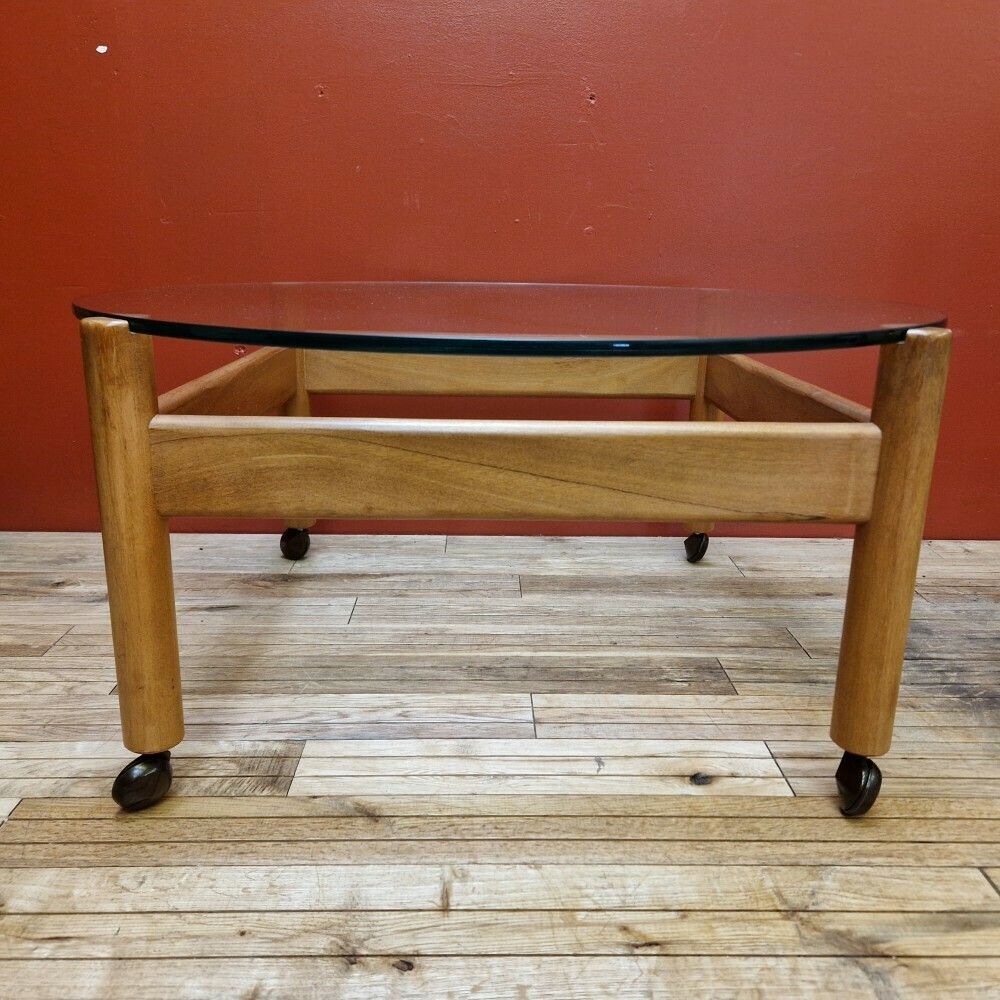 1960s Glass Topped Coffee Table photo for sale