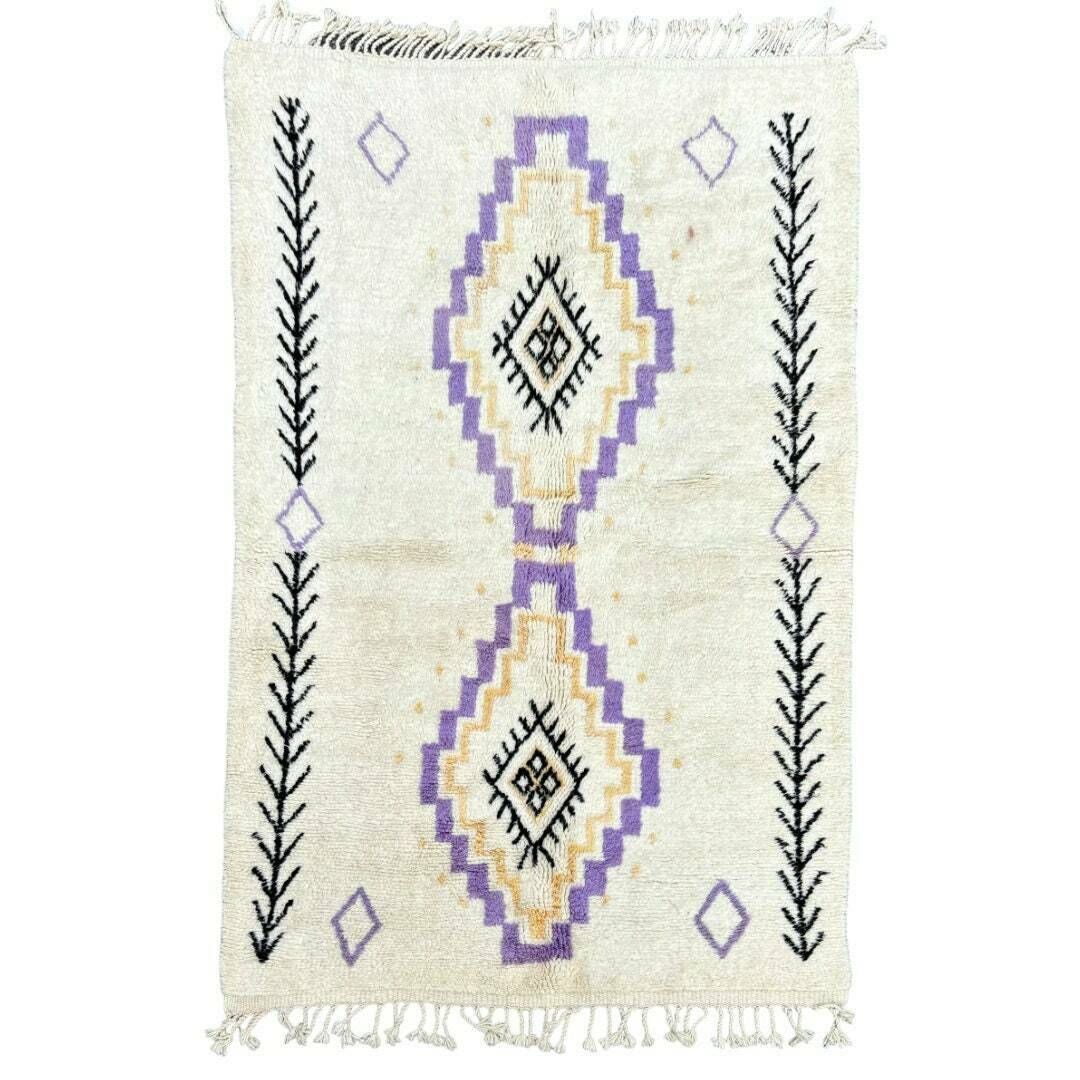 Moroccan Beni Ourain Rug 175x290 Cm   Berber Wool Carpet   Moroccan Area Rug   Handmade Rug   Moroccan Carpet   Colorful Moroccan Rug photo furniture