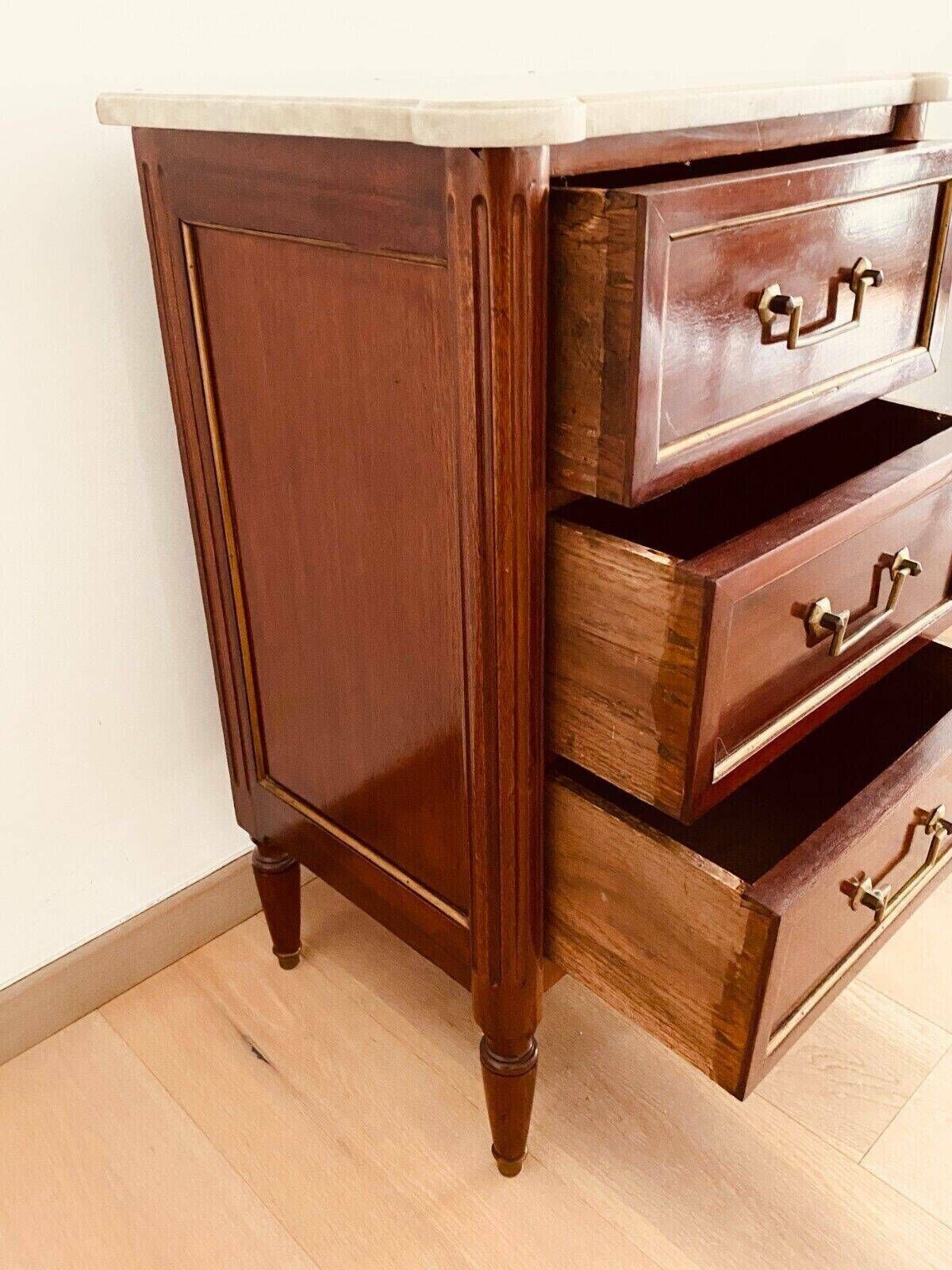 photo furniture Louis XVI Style Chest Of Drawers In Mahogany 20th Century