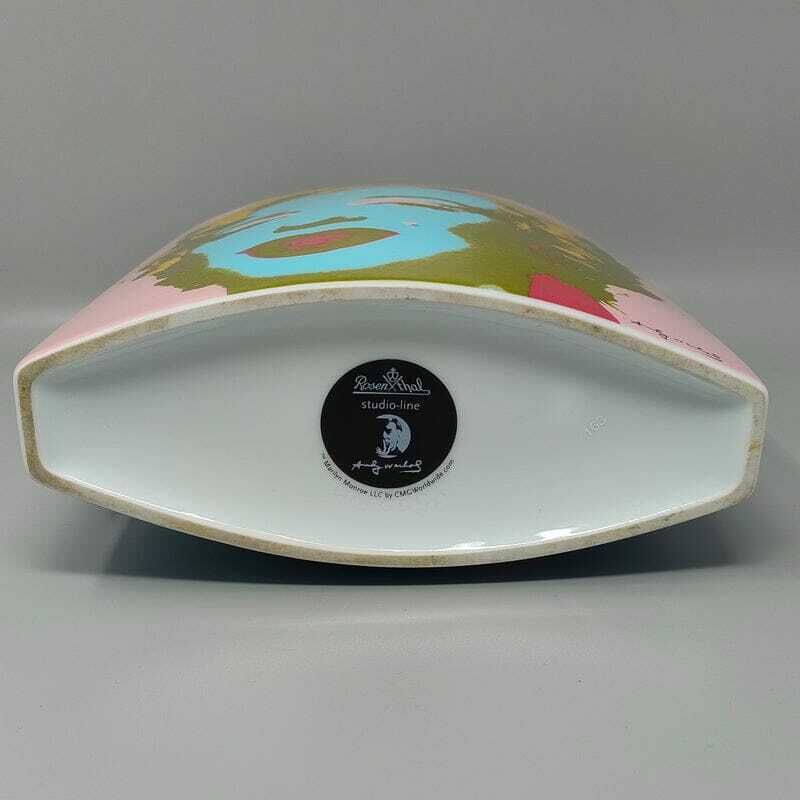 photo furniture 1990s Astonishing Andy Warhol Vase For Rosenthal. Made In Germany.