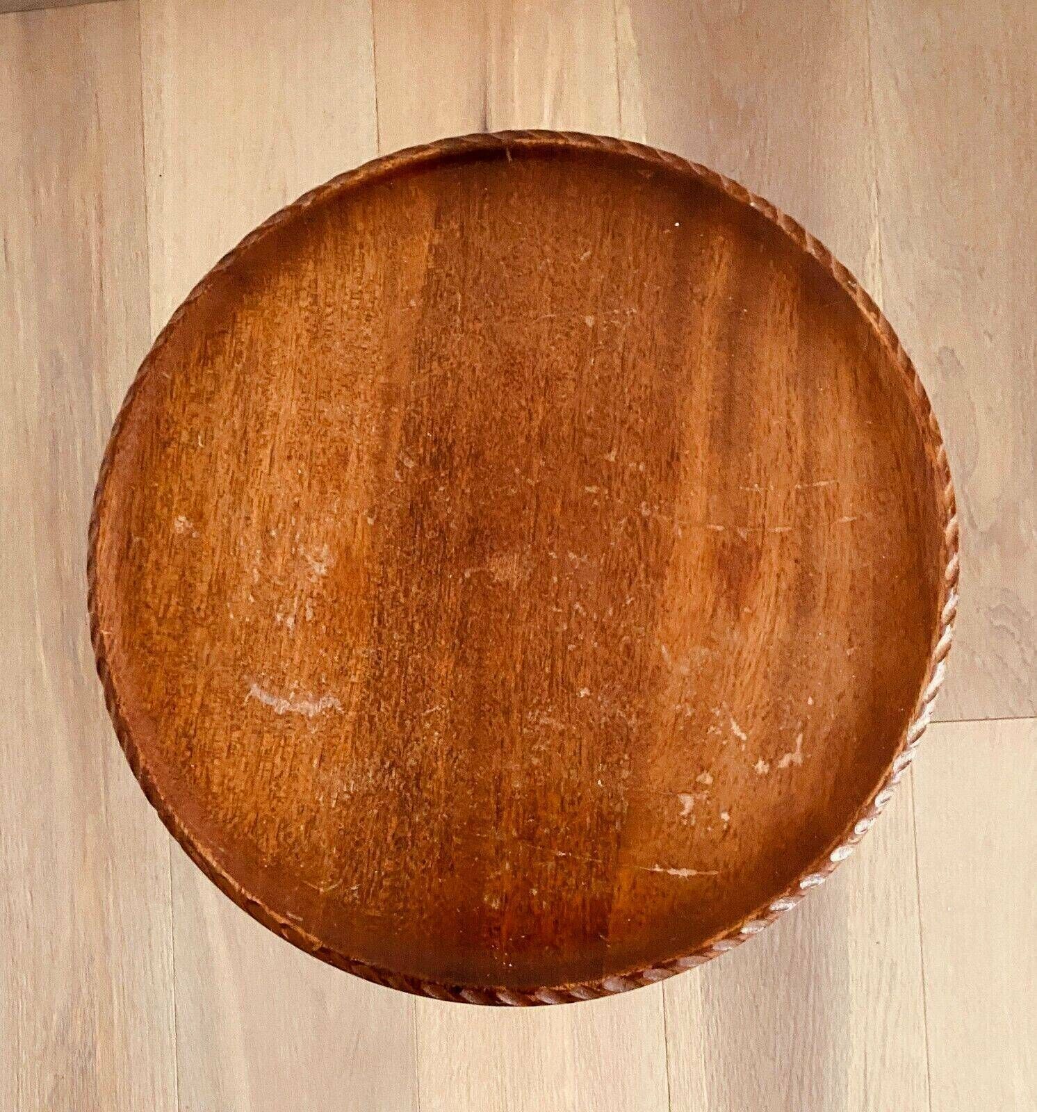 Tripod Pedestal Table In 20th Century Stained Beech photo Furniture