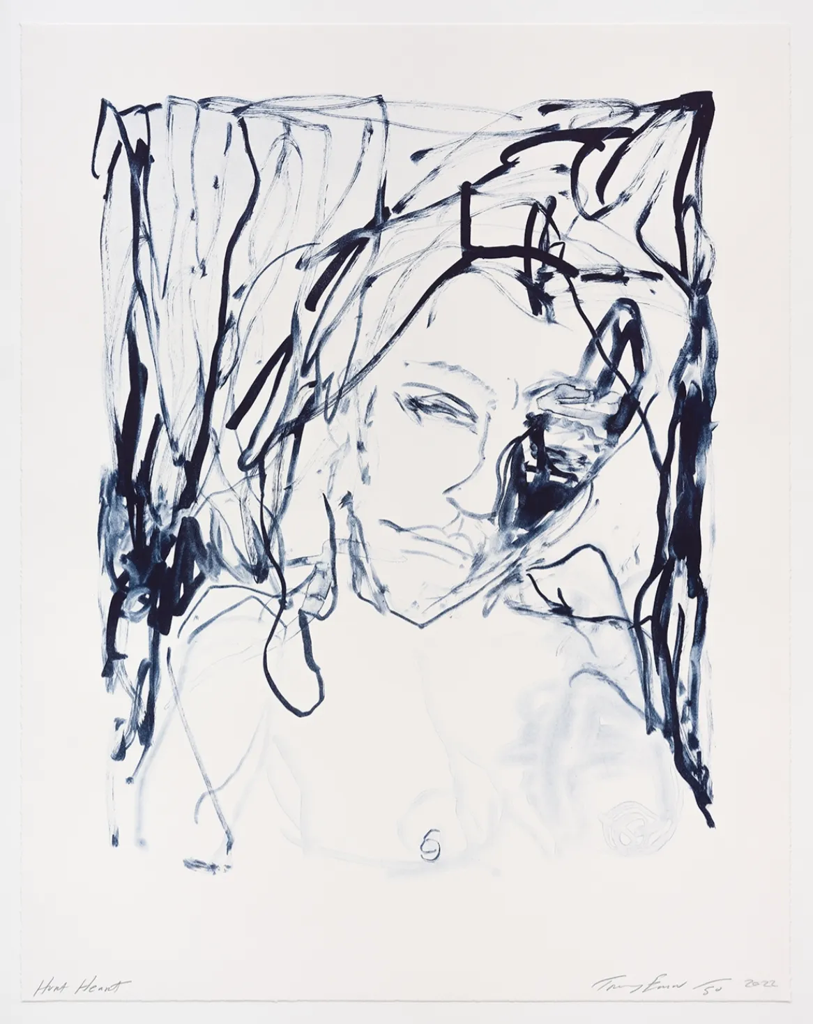 Tracey Emin Hurt Heart, 2010s, Contemporary