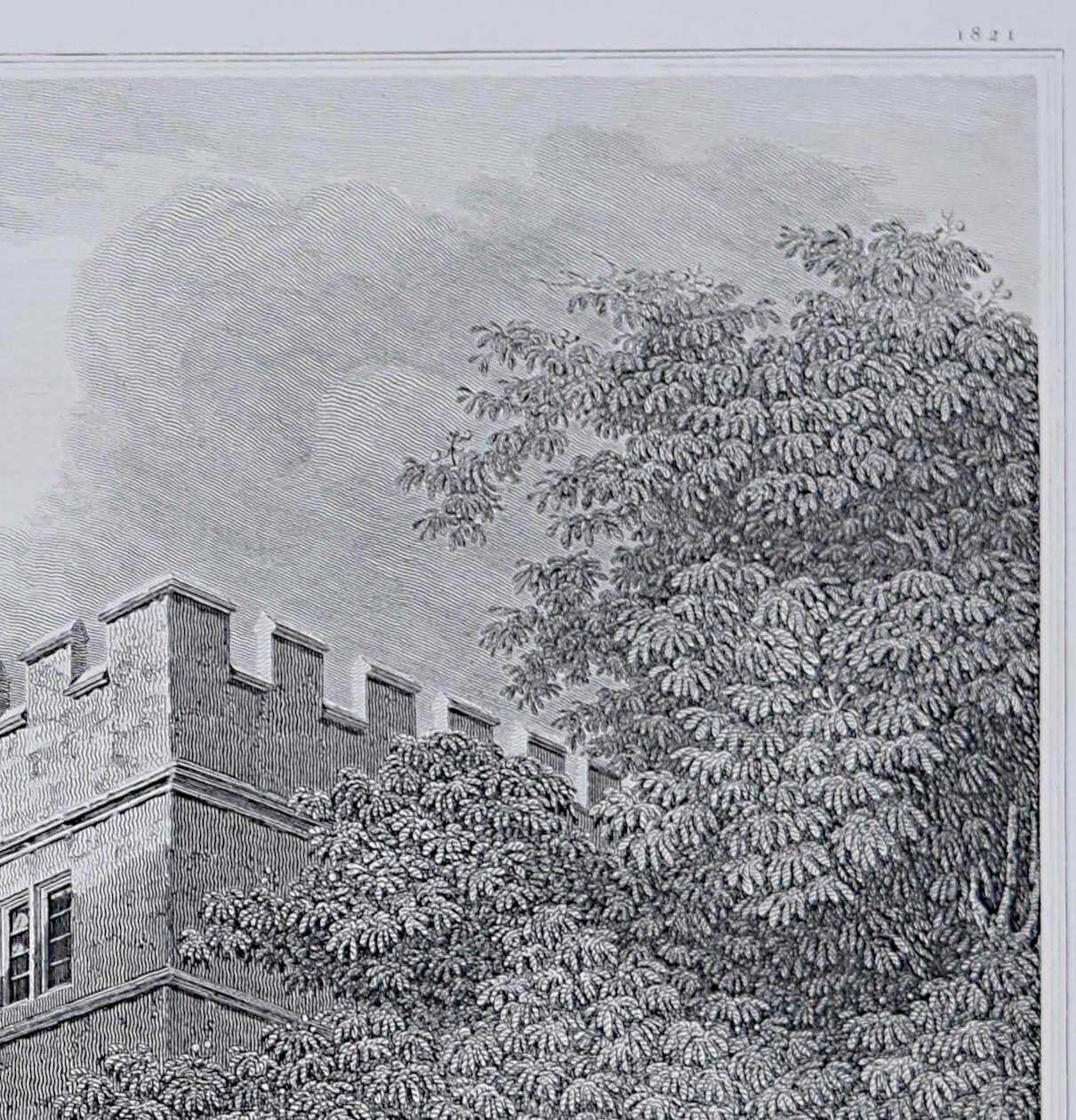 Brasenose College, Oxford And The Radcliffe Camera Engraving By Joseph Skelton photo Art