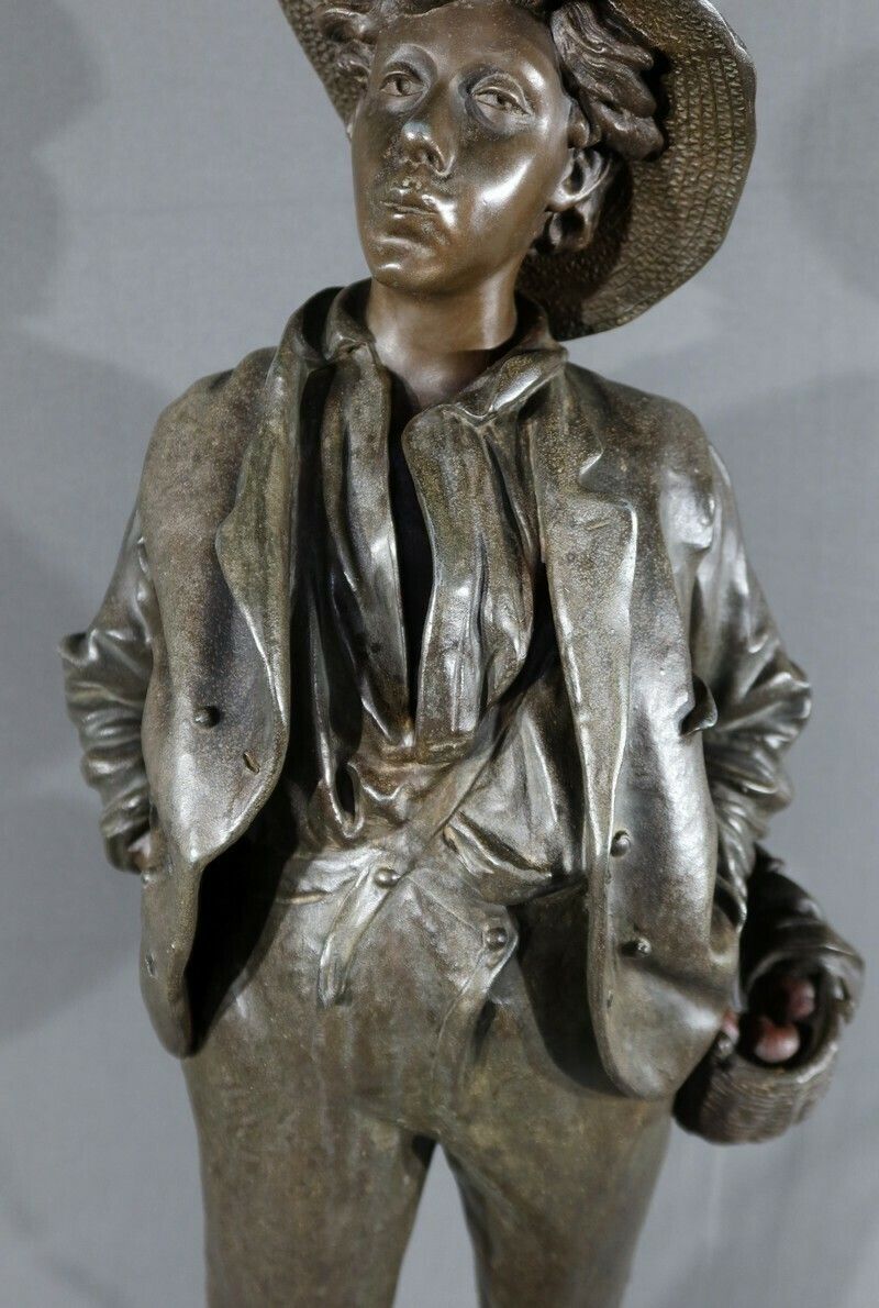 Art Pair Of Spelter Sculptures, Signed H.Weiss – Late 19th Century photo