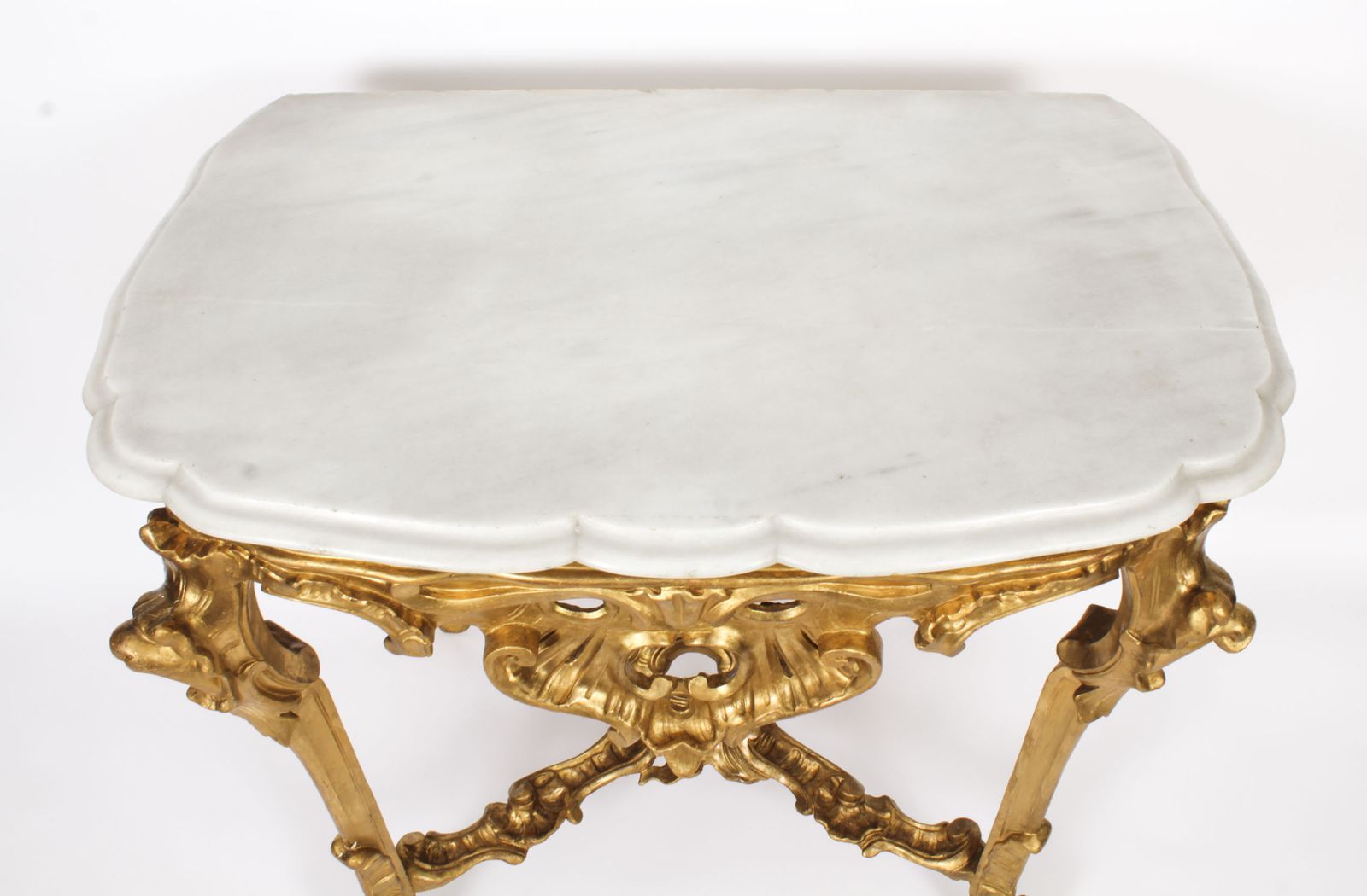 French Rococo Carved Giltwood Console Pier C1770 18th C photo for sale