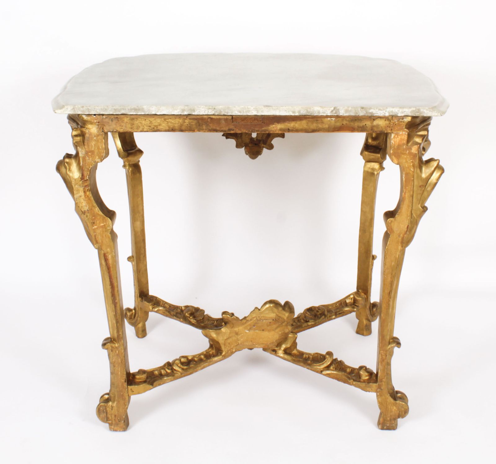 photo vinterior French Rococo Carved Giltwood Console Pier C1770 18th C
