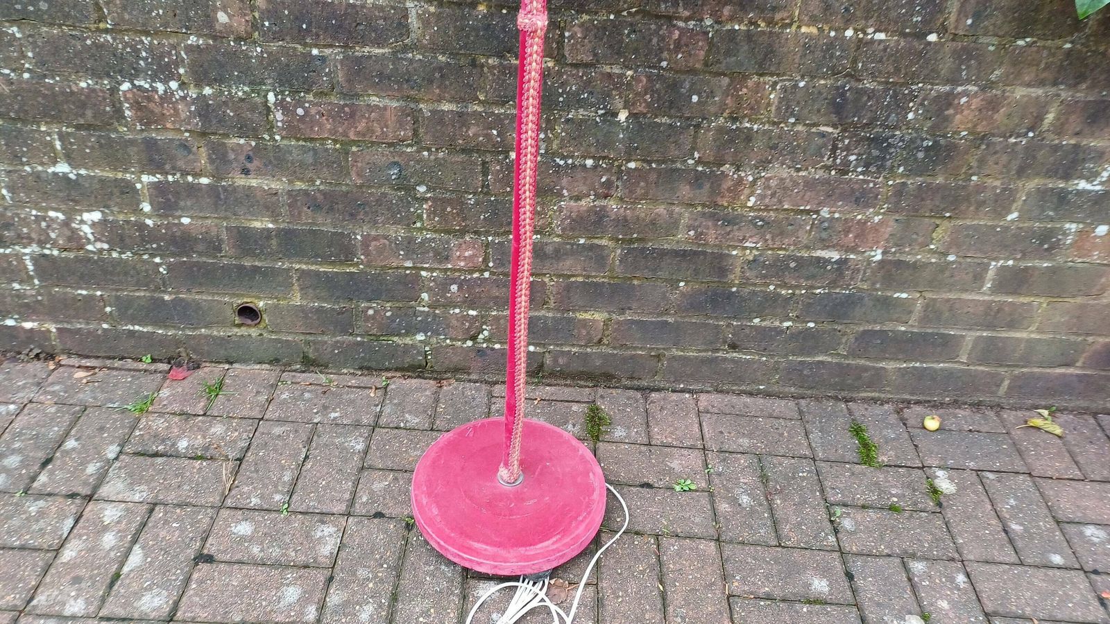 Superb Bespoke Vintage Pink Velvet Covered Standard Lamp And Shade Originally Art Deco Chrome. photo furniture