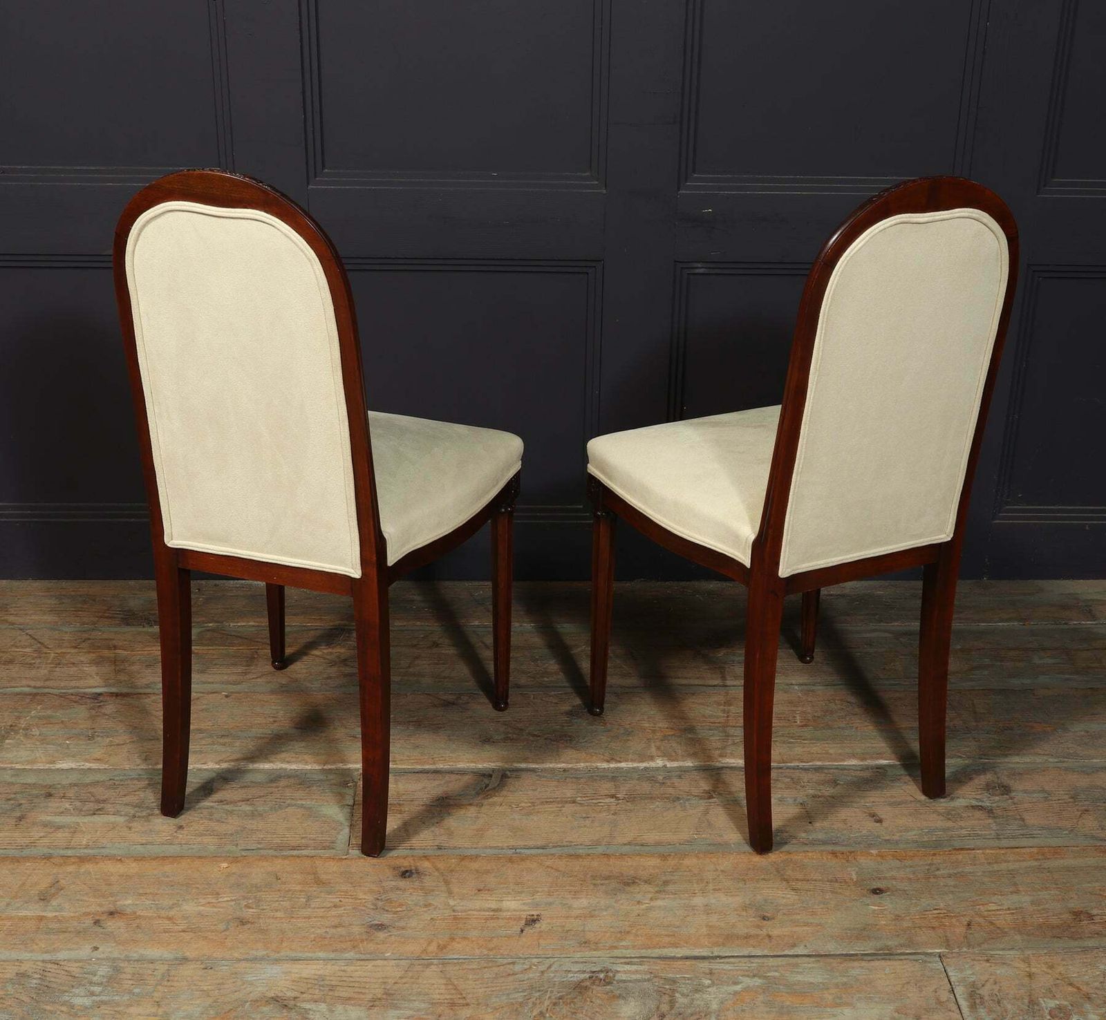 photo furniture Pair Of French Art Deco Side Chairs By Paul Follot